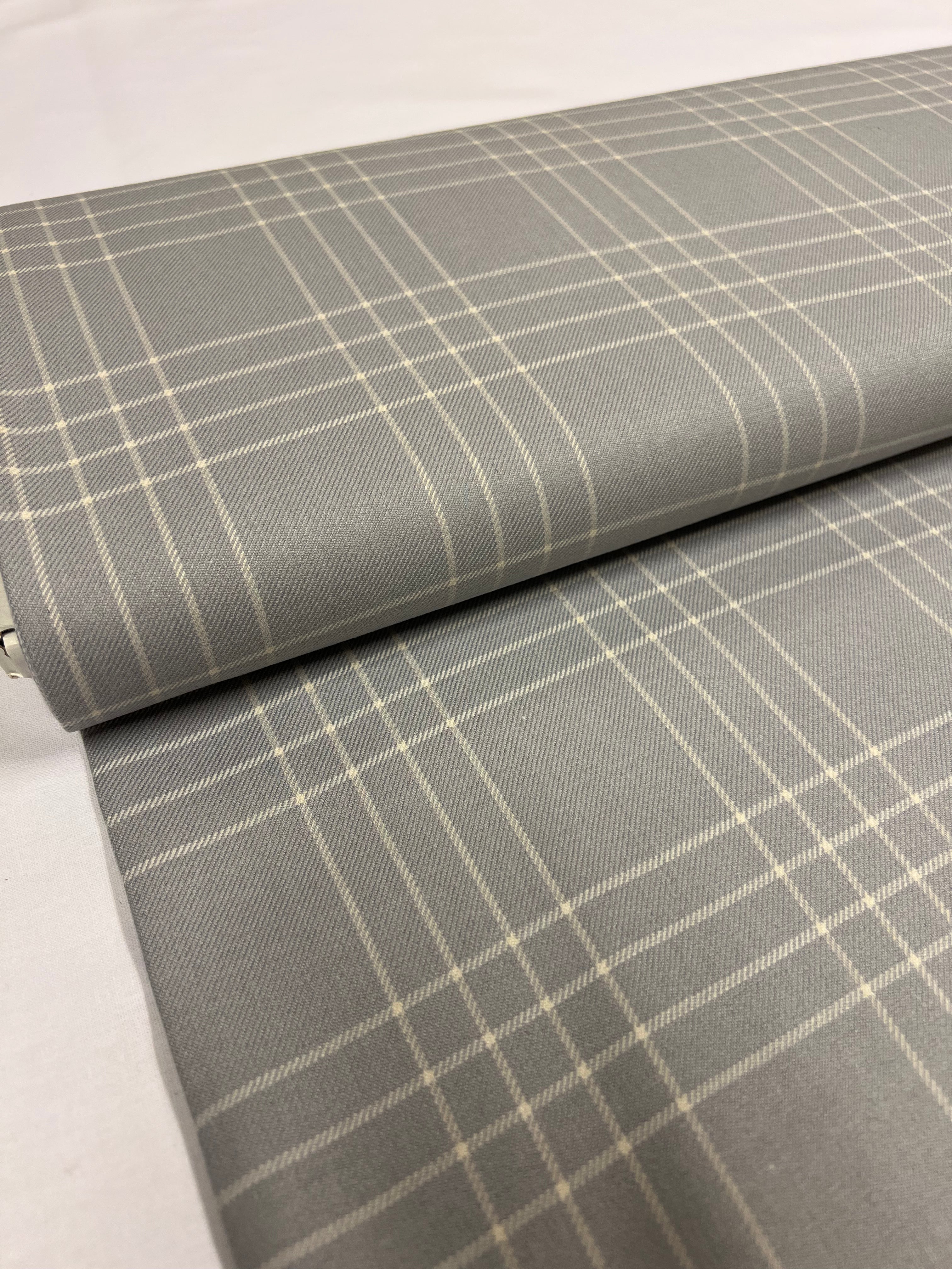 Grijze Tartan - Viscose/Polyester