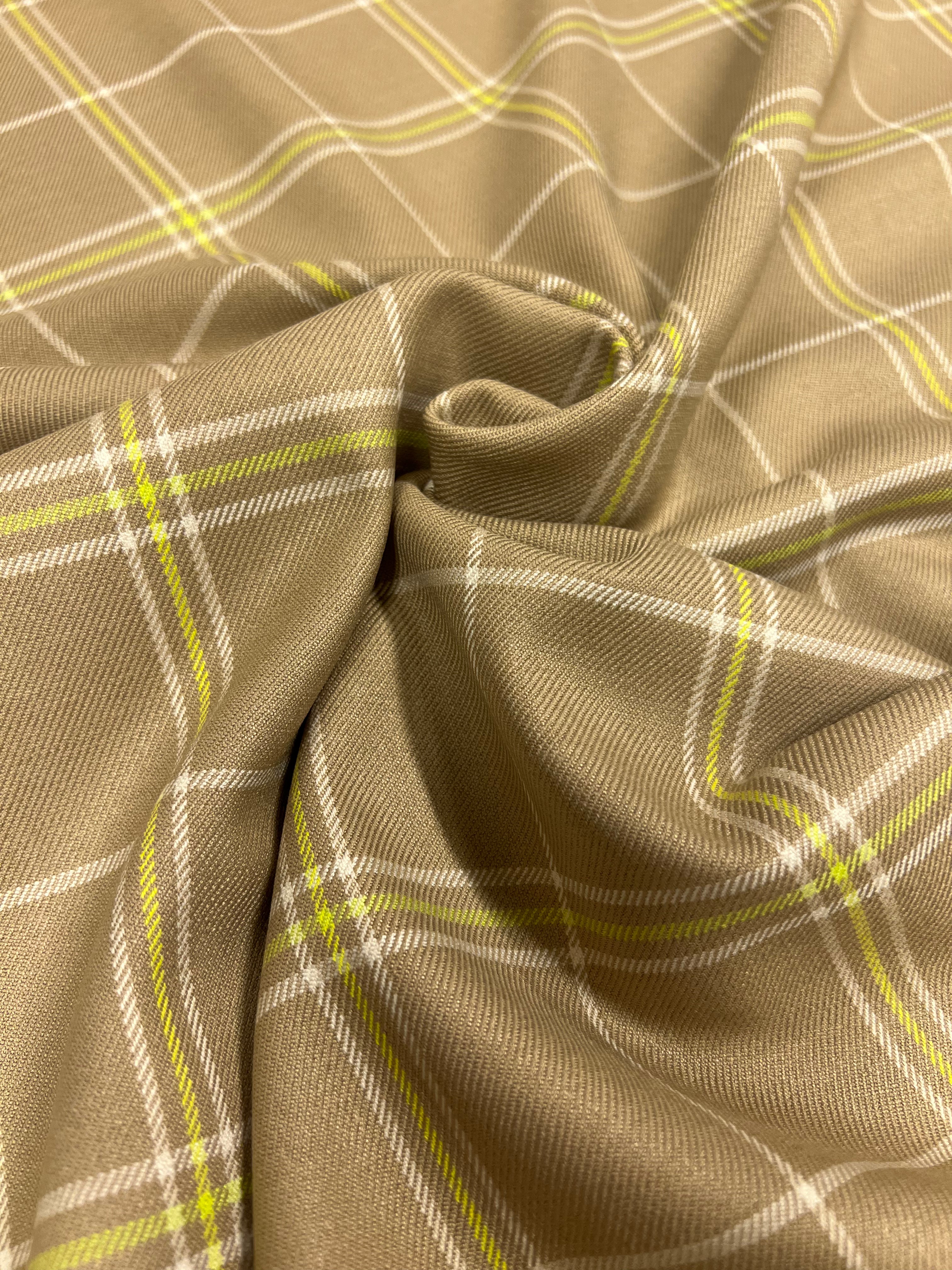 Zesty Tartan - Viscose/Polyester