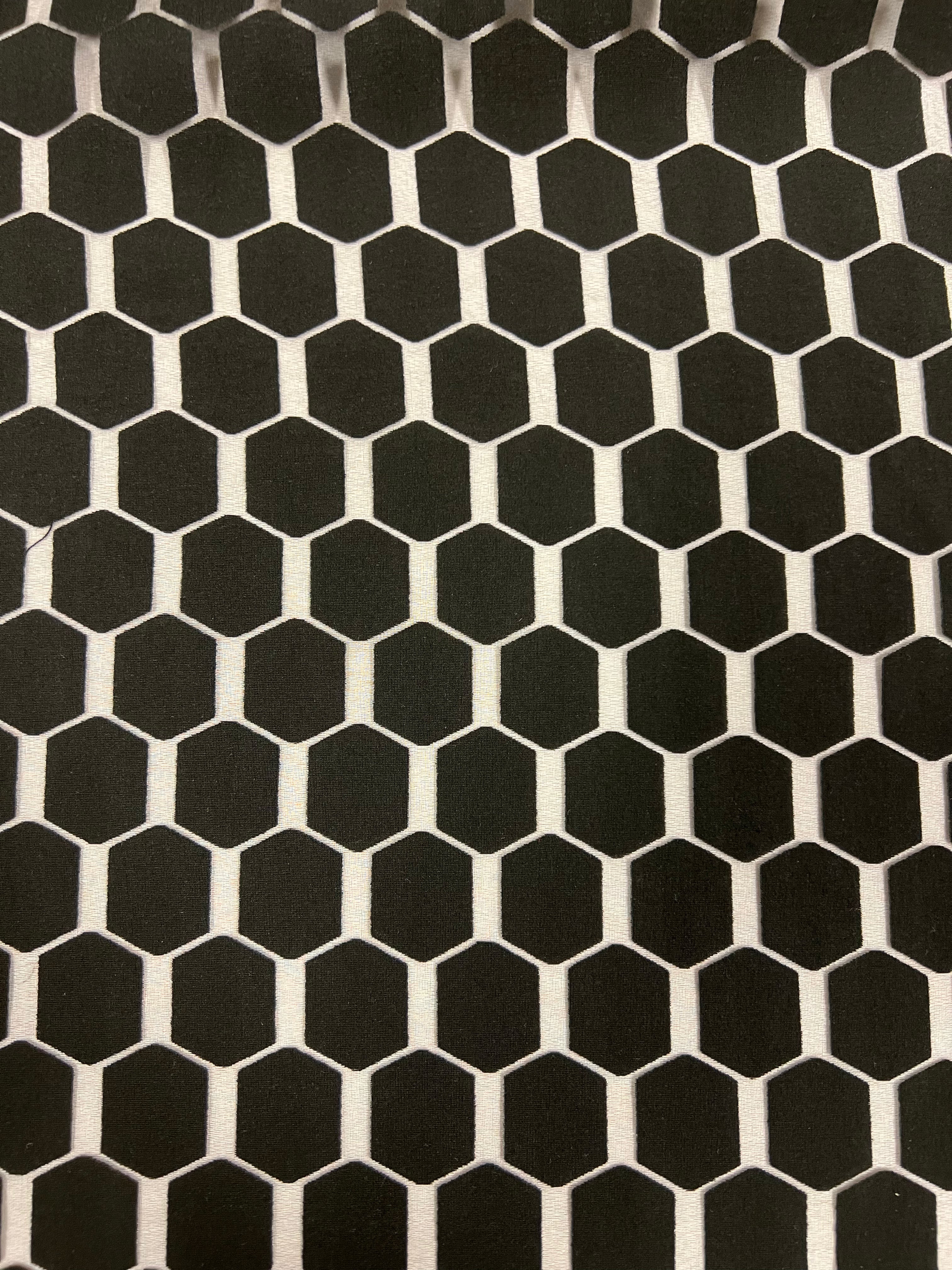 Transparante hexagons - Viscose