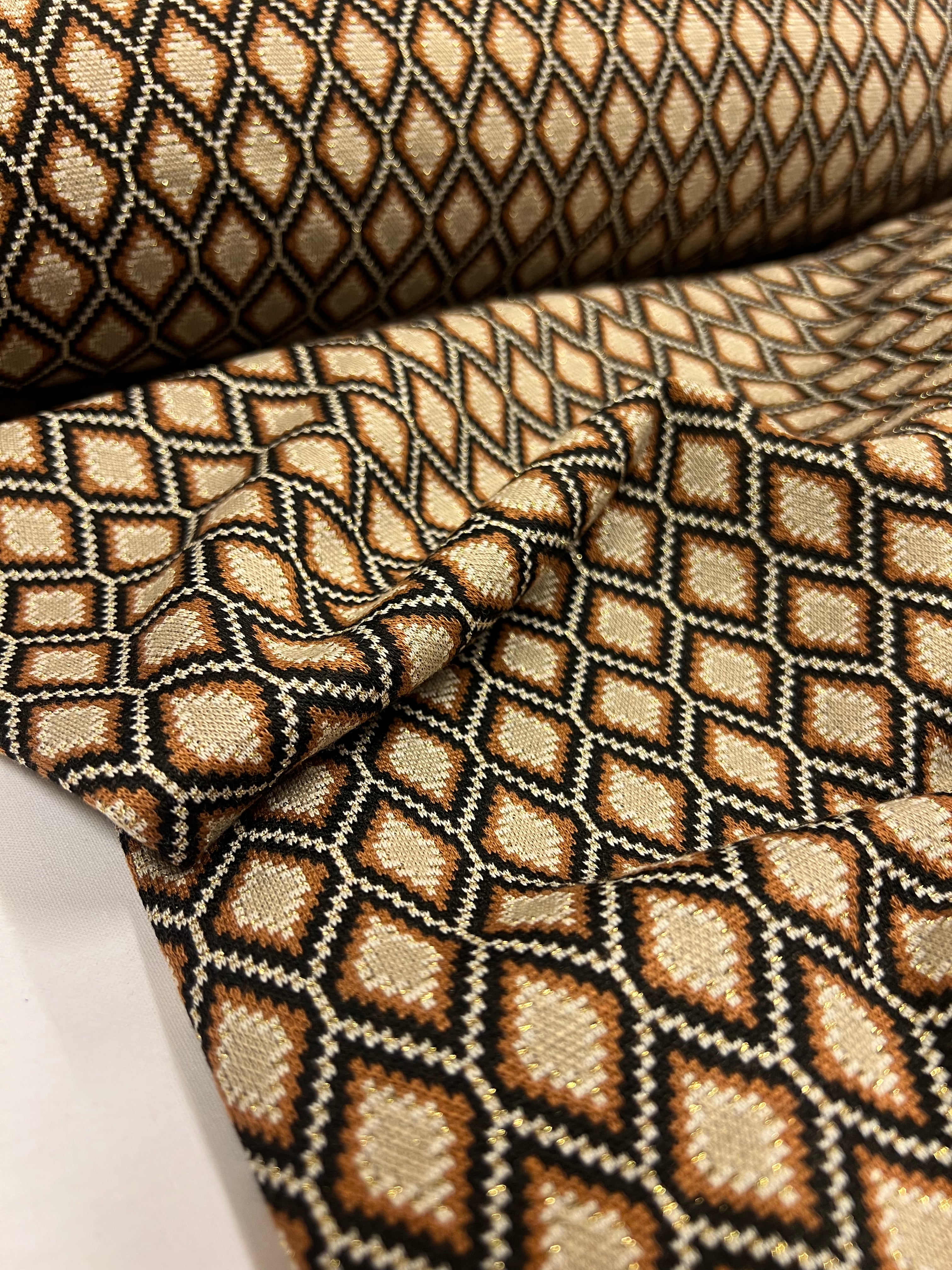 Lurex ruitjes - Acryl/Polyester/Lycra