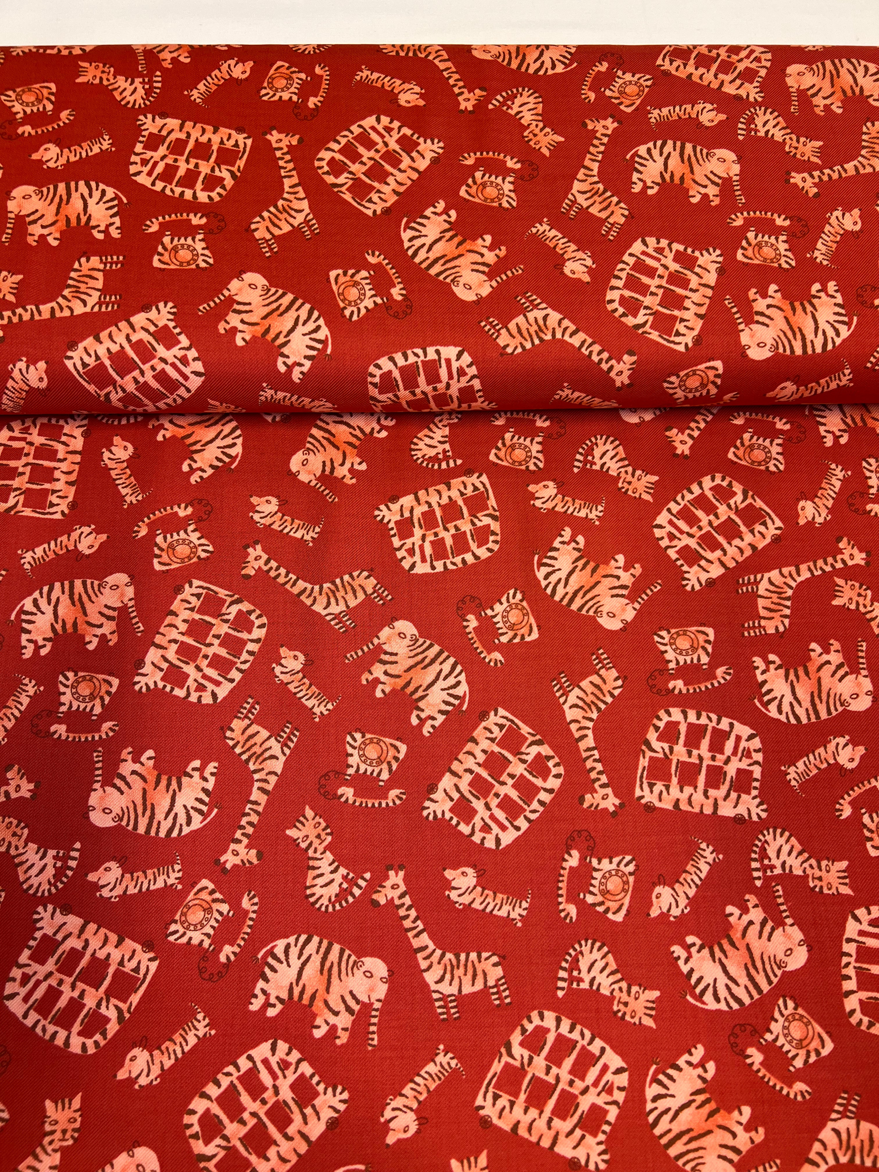Wild van Streepjes - Katoen/Viscose