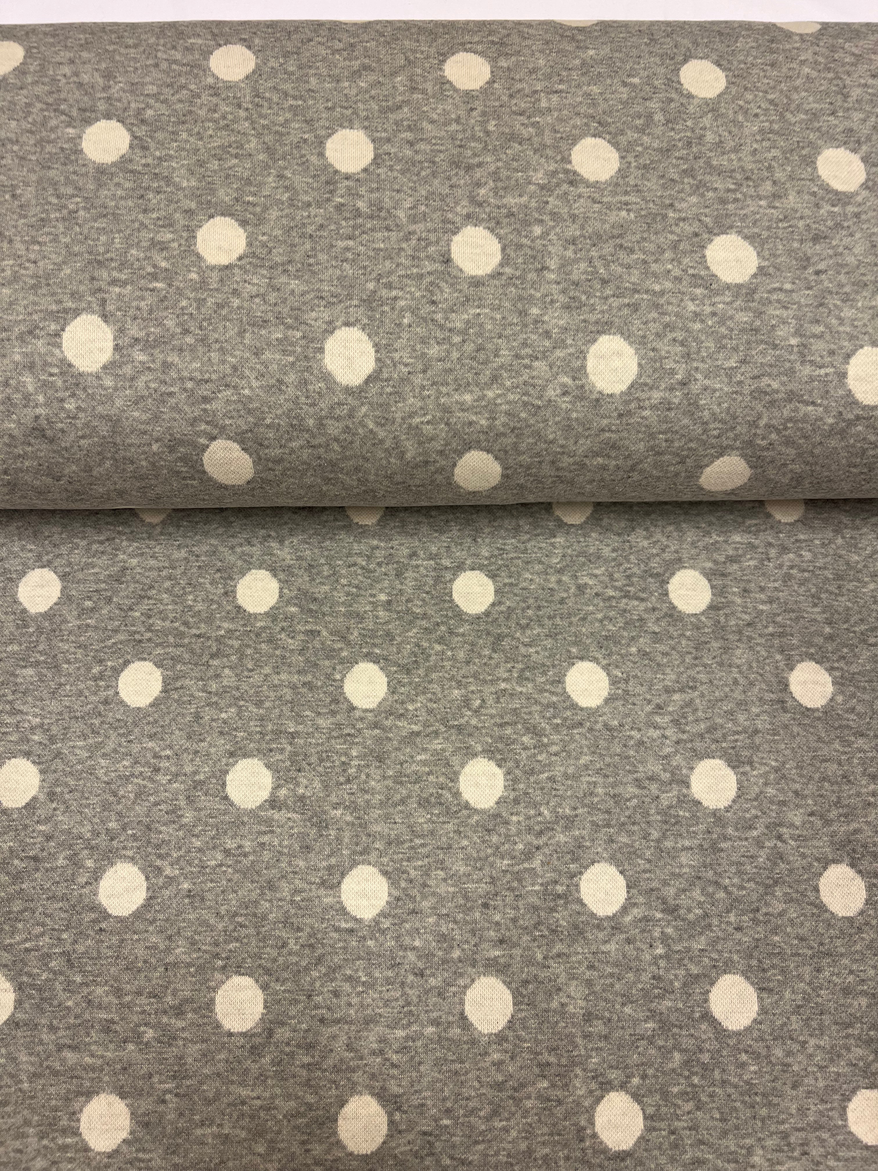 Grey Dots - Katoen/Polyester/Lycra