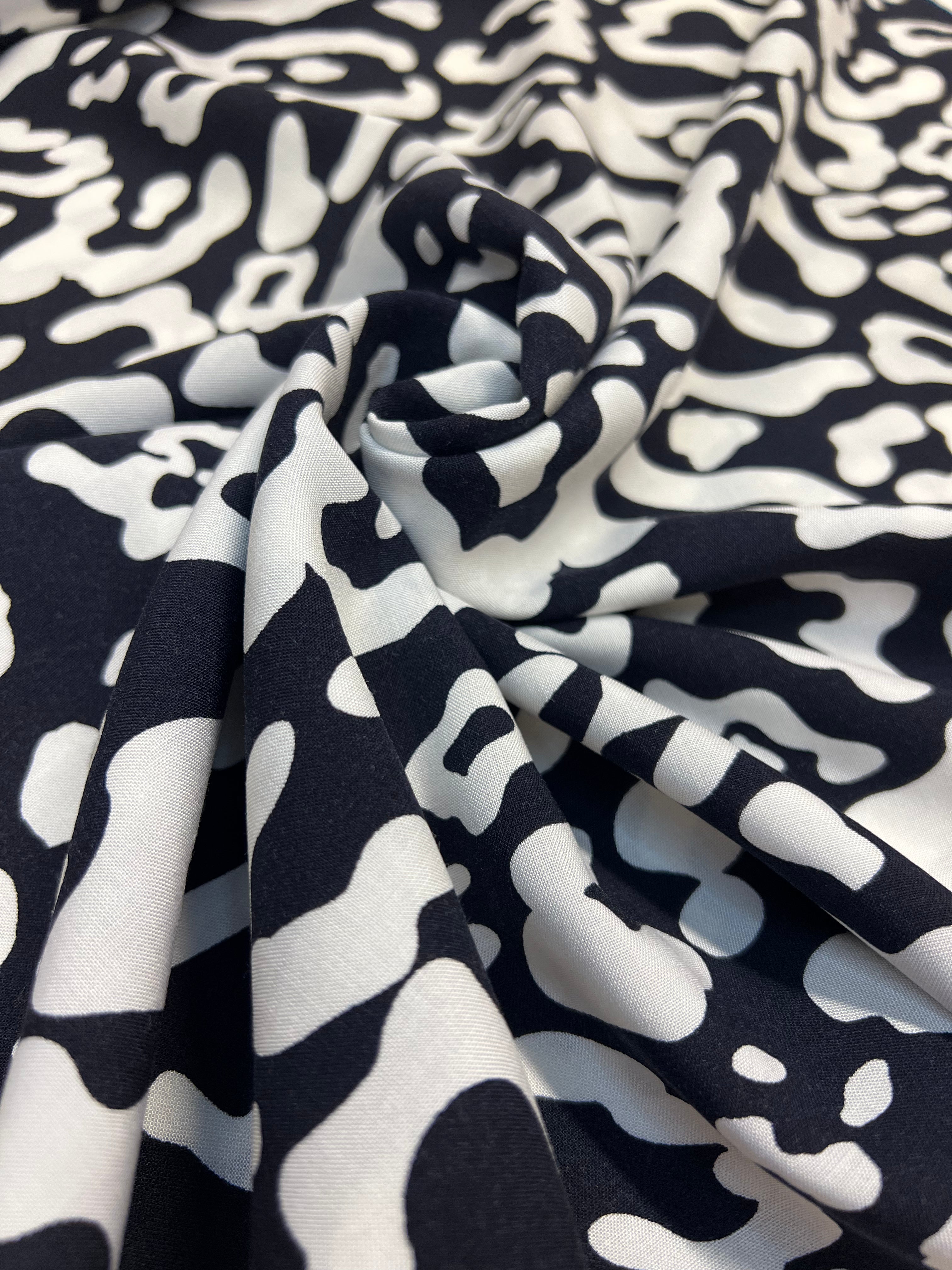 Indigo Leopard - Viscose