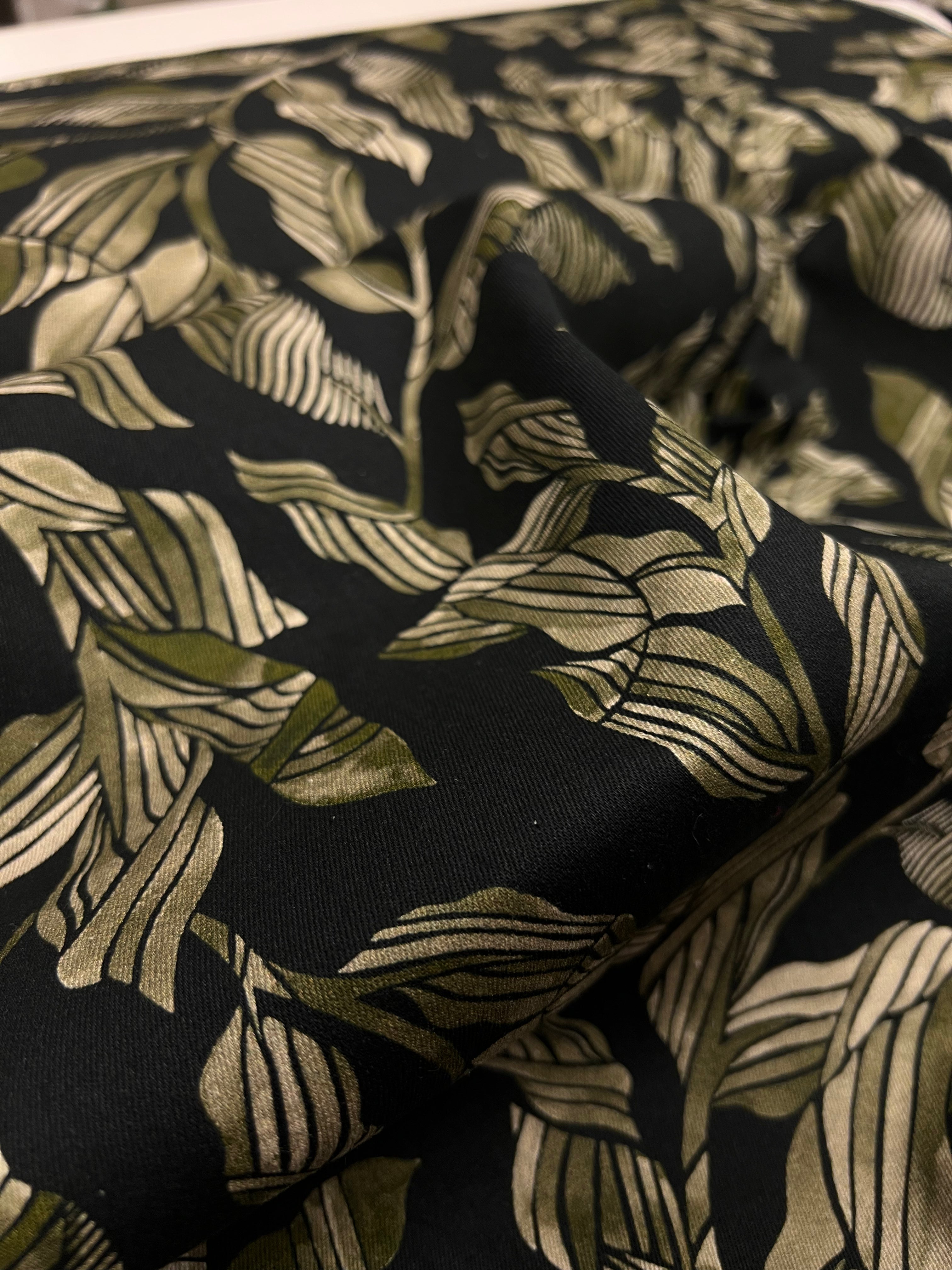 Green Leaves - Stretchdenim
