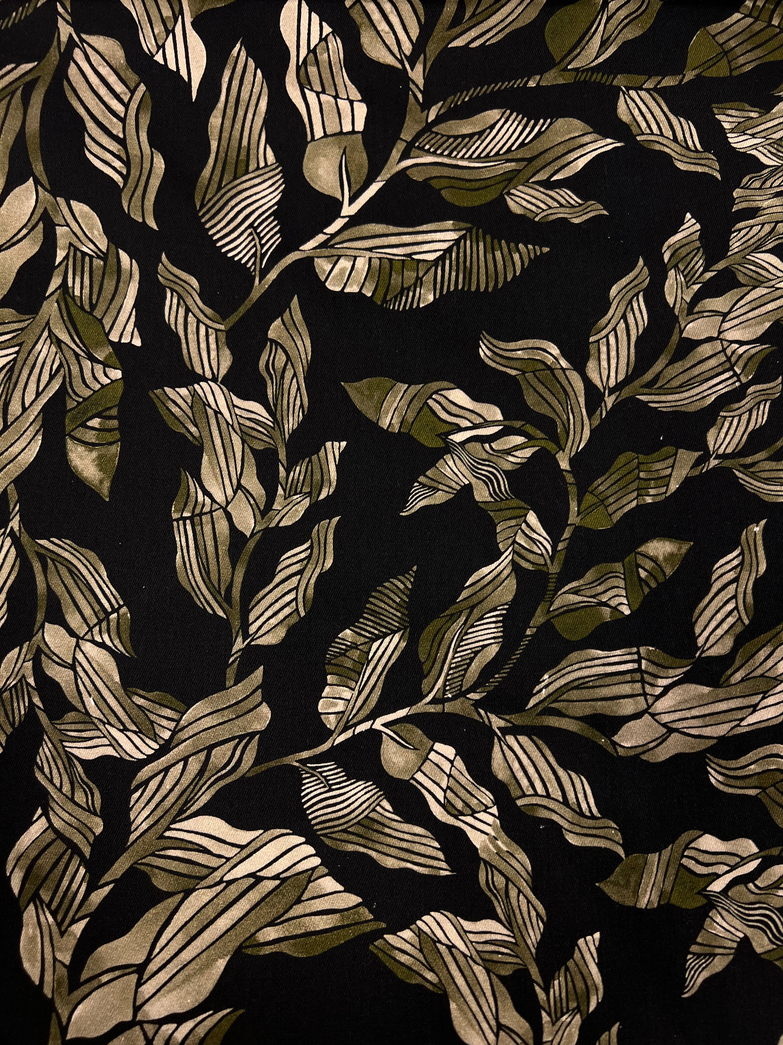 Green Leaves - Stretchdenim