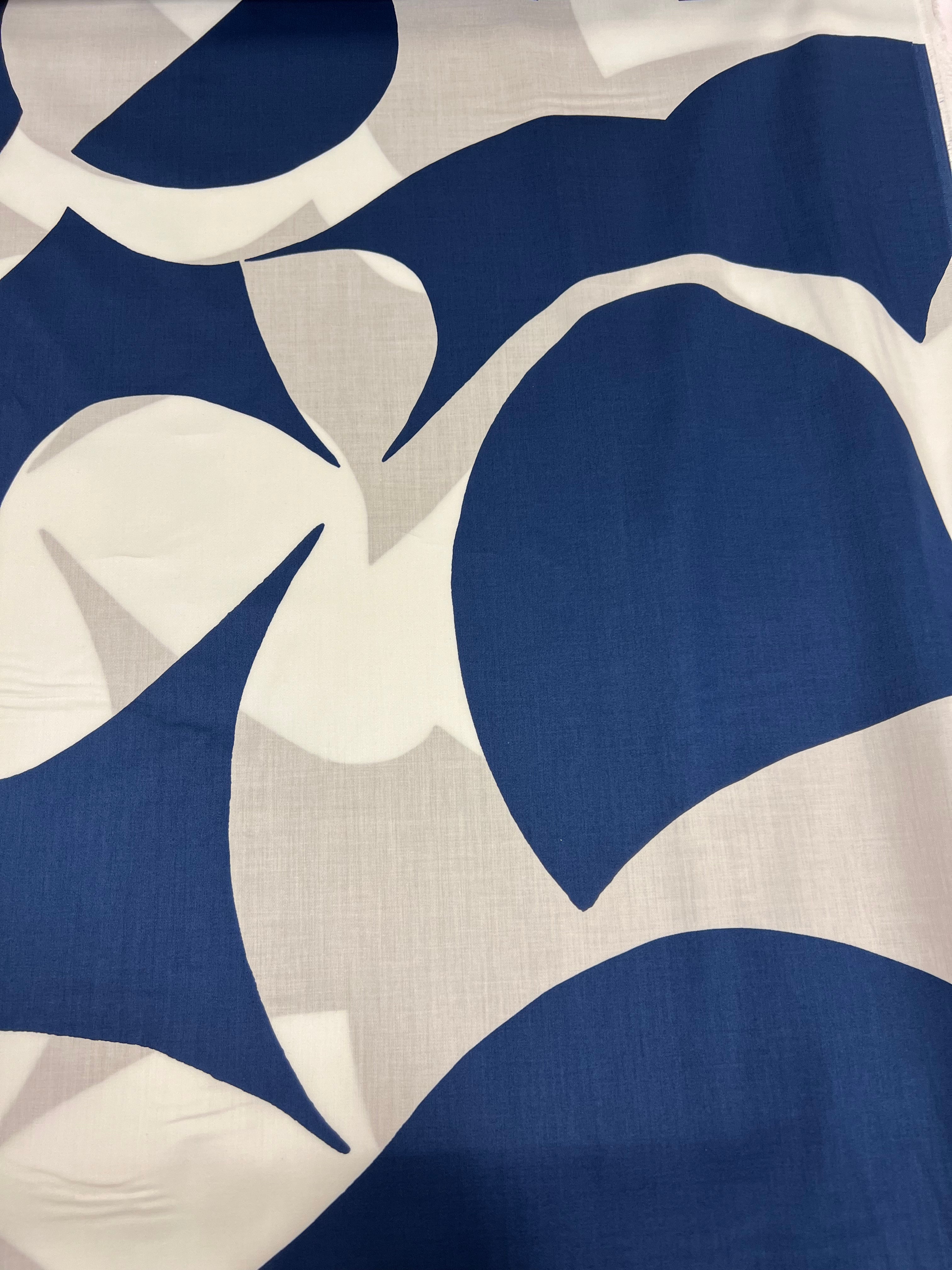 Nordic Blue - Katoen (satijn)