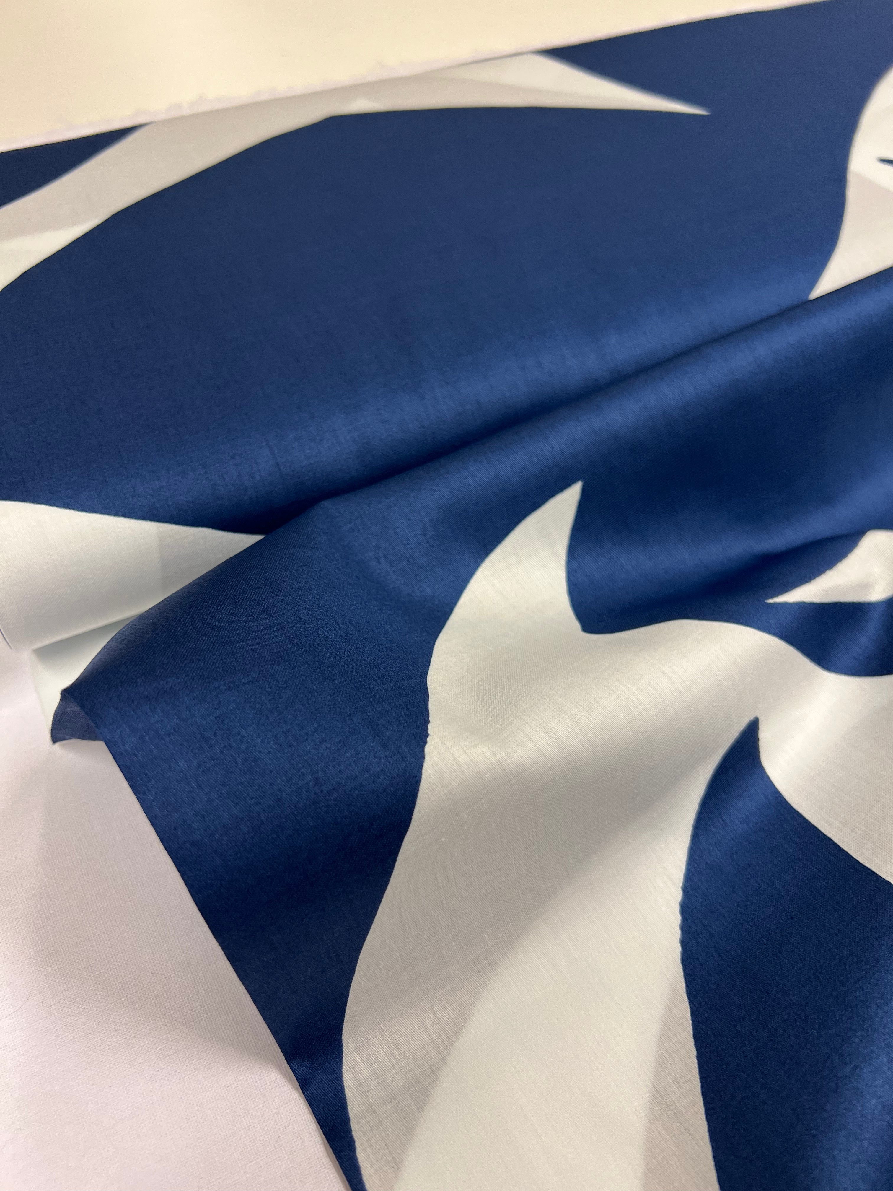 Nordic Blue - Katoen (satijn)