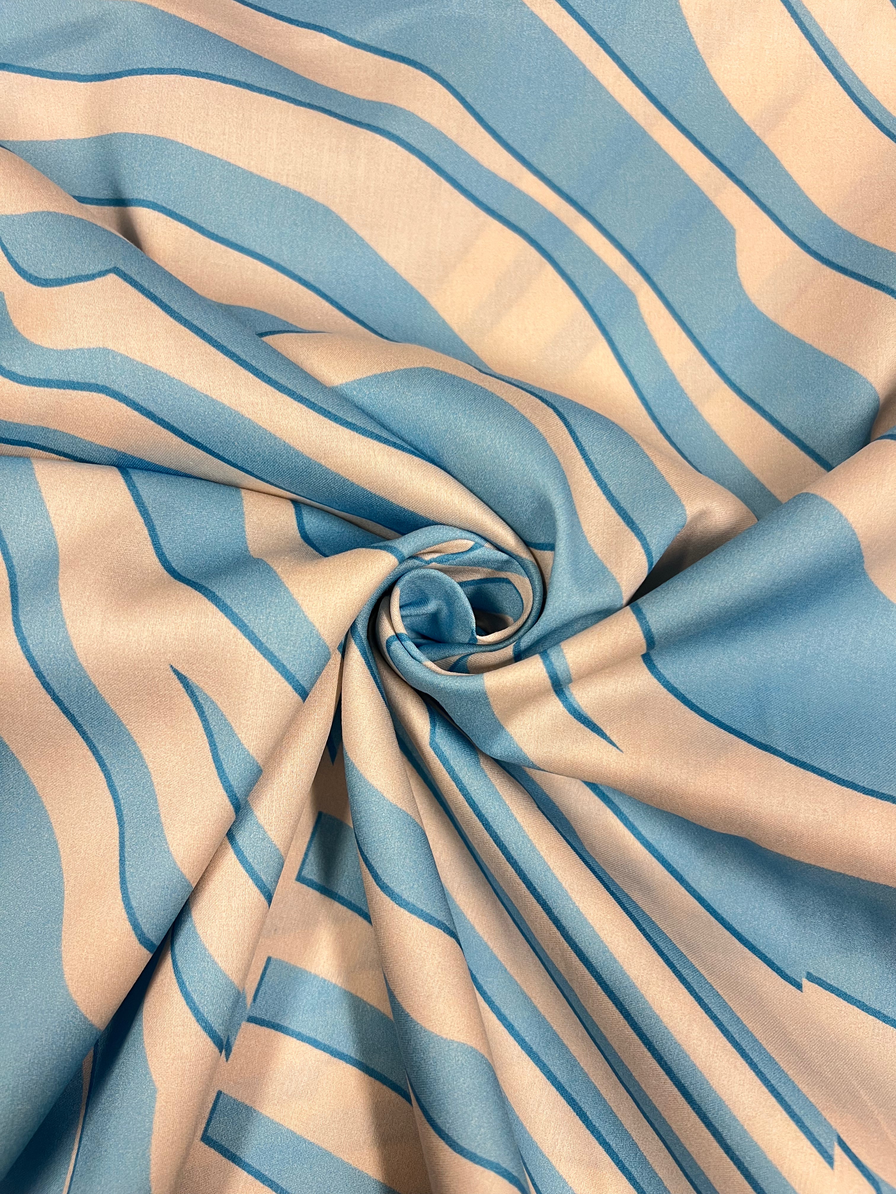 Ocean Marble - Katoen (satijn)