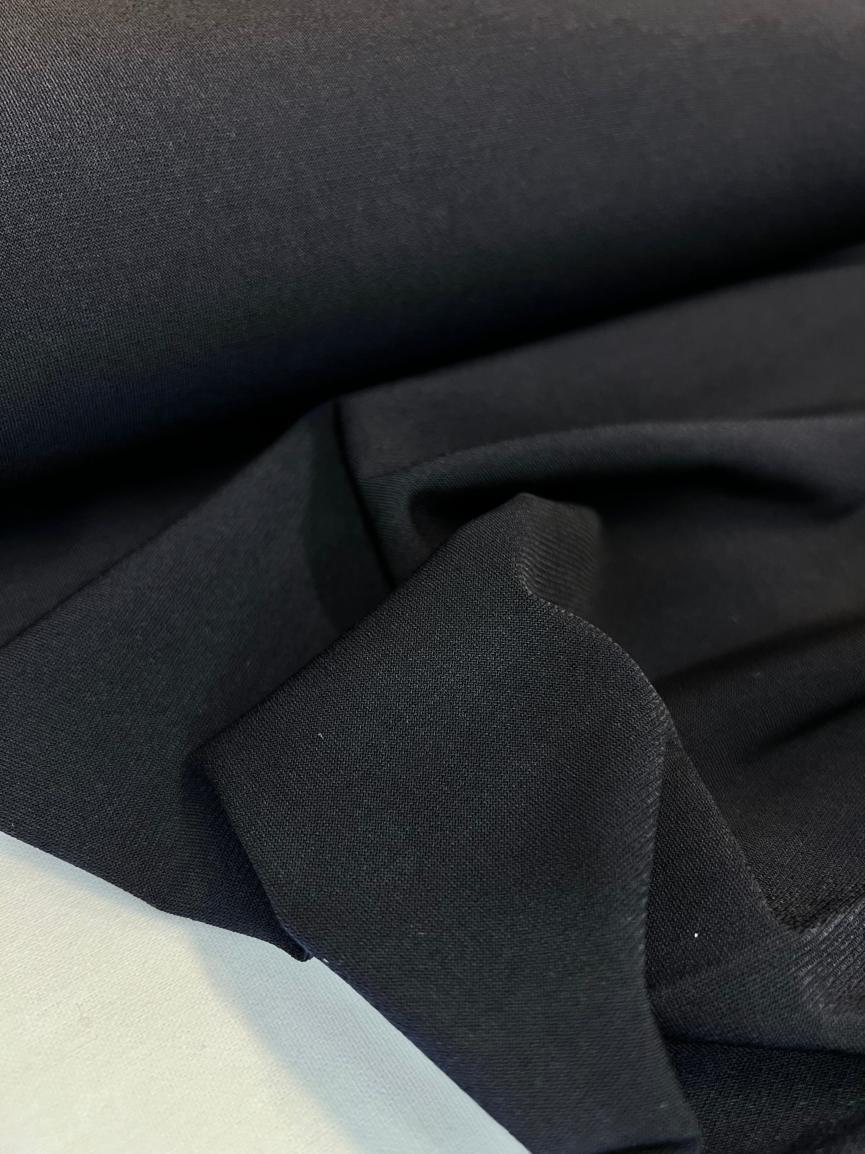Marineblauw - Polyestertricot