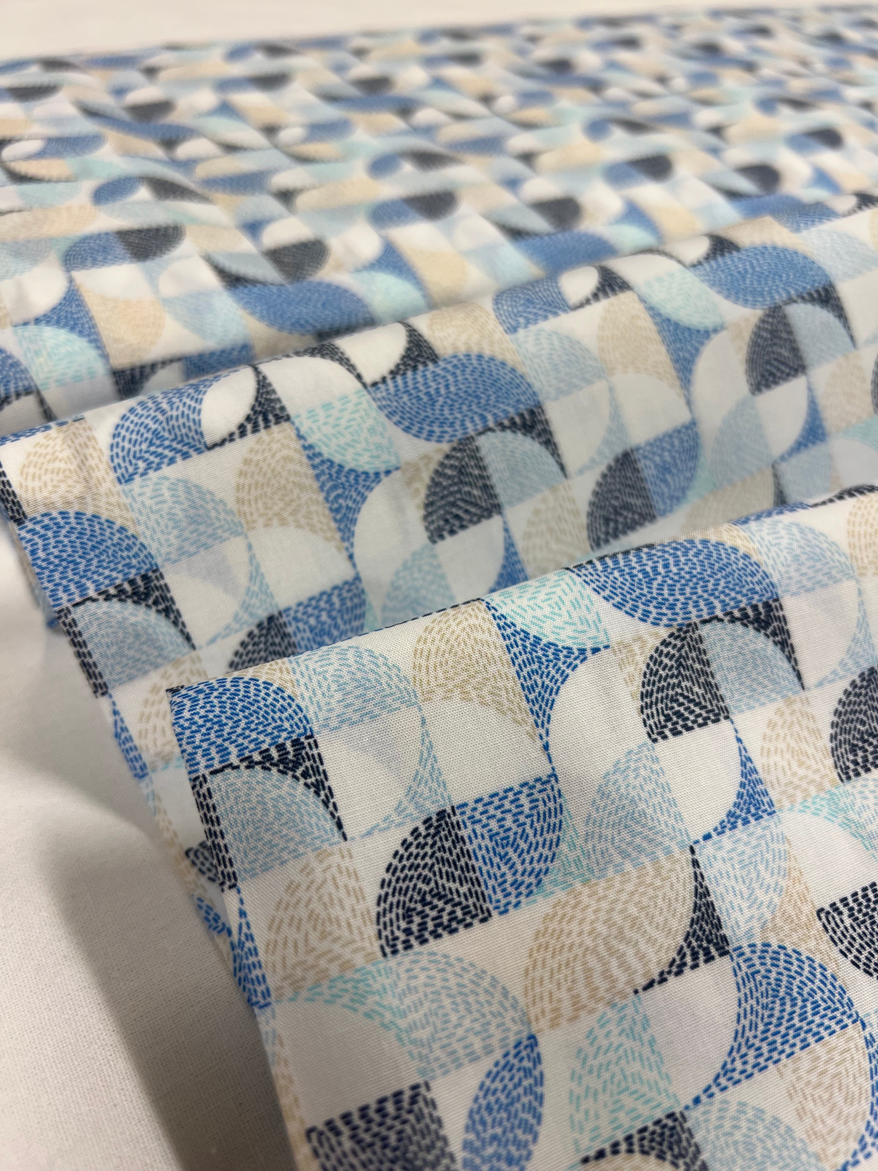 Retro Streepjes - Poplin Katoen