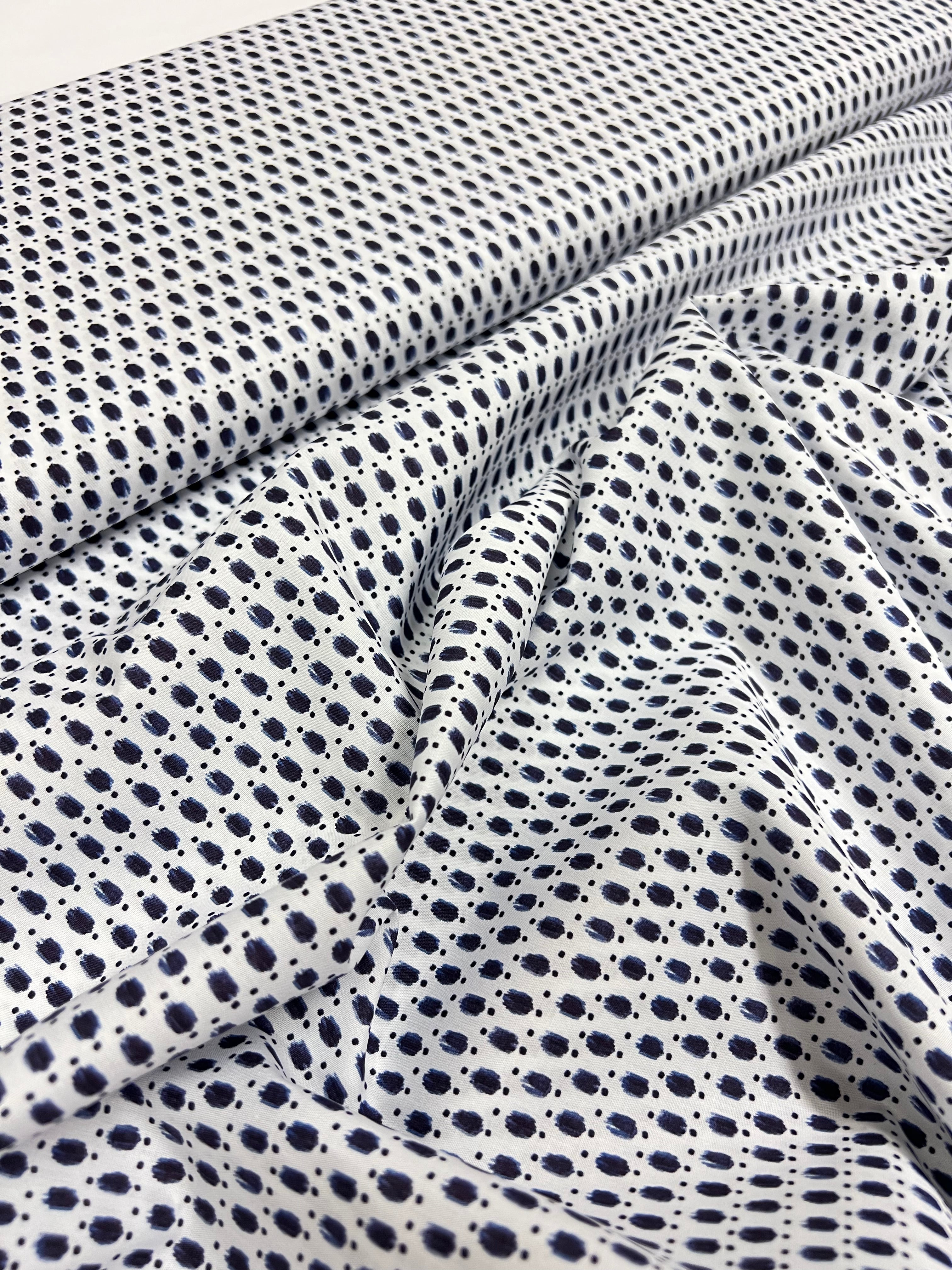 Druppels - Poplin Katoen