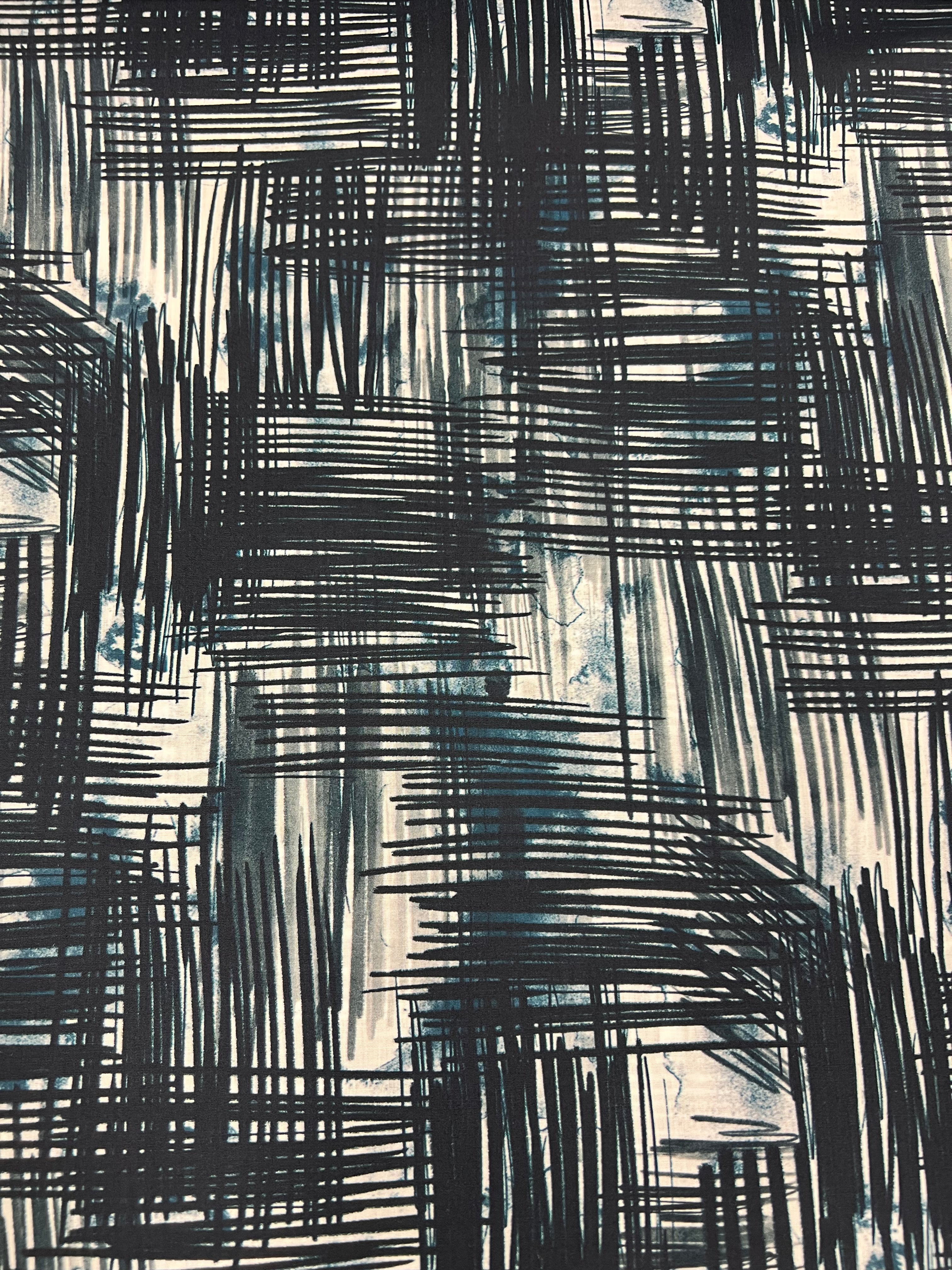 Kris Kross Petrol - Poplin Katoen