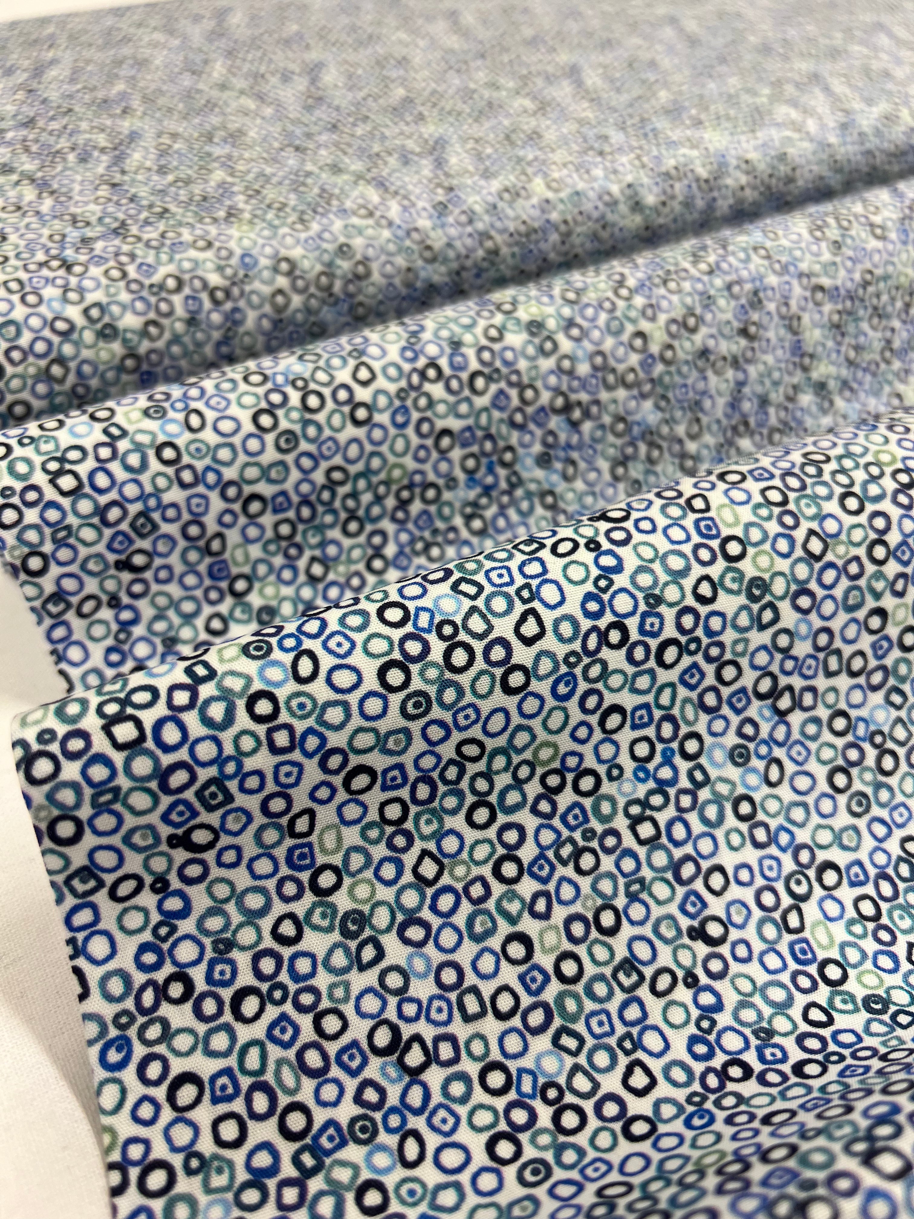 Blue Bubbles - Poplin Katoen