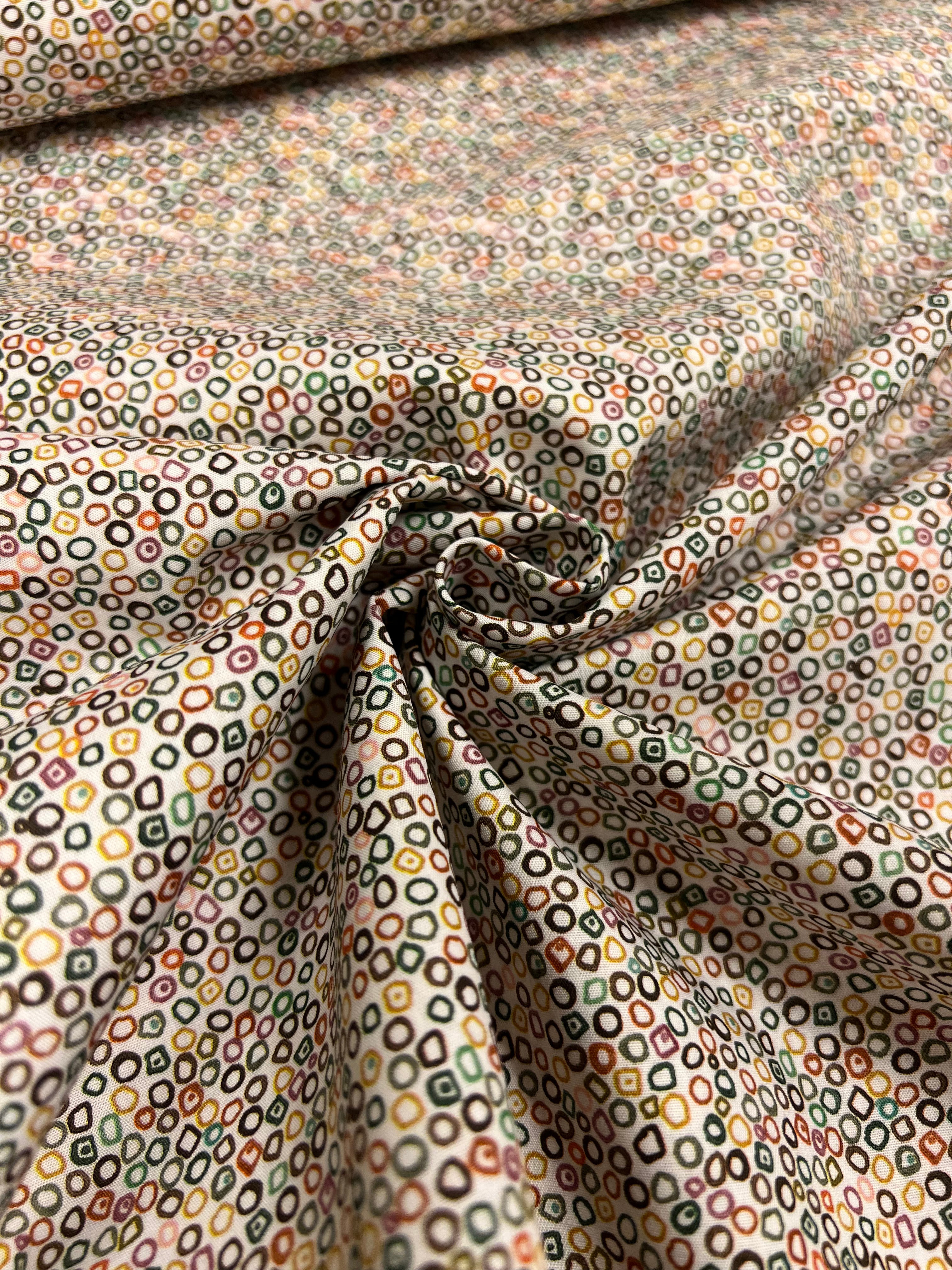 Retro Bubbles - Poplin Katoen