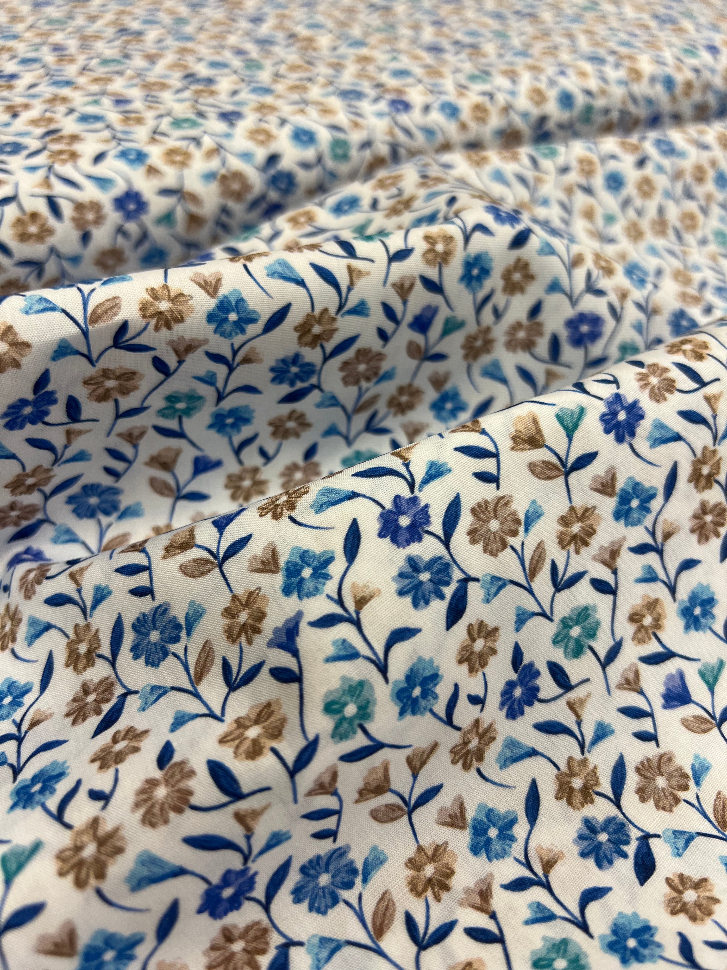 Veldbloemen - Poplin Katoen
