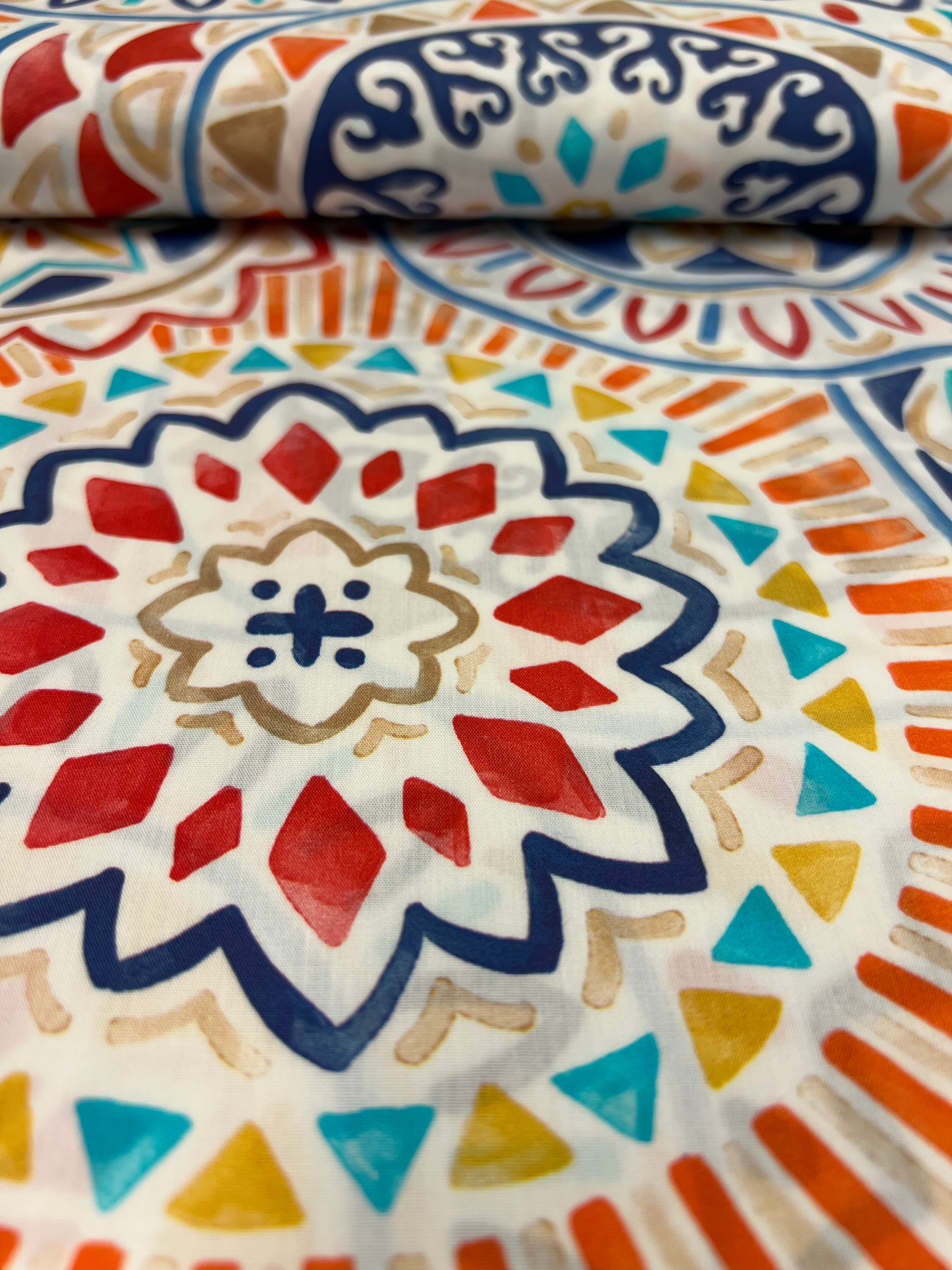 Multi Mandala - Poplin Katoen