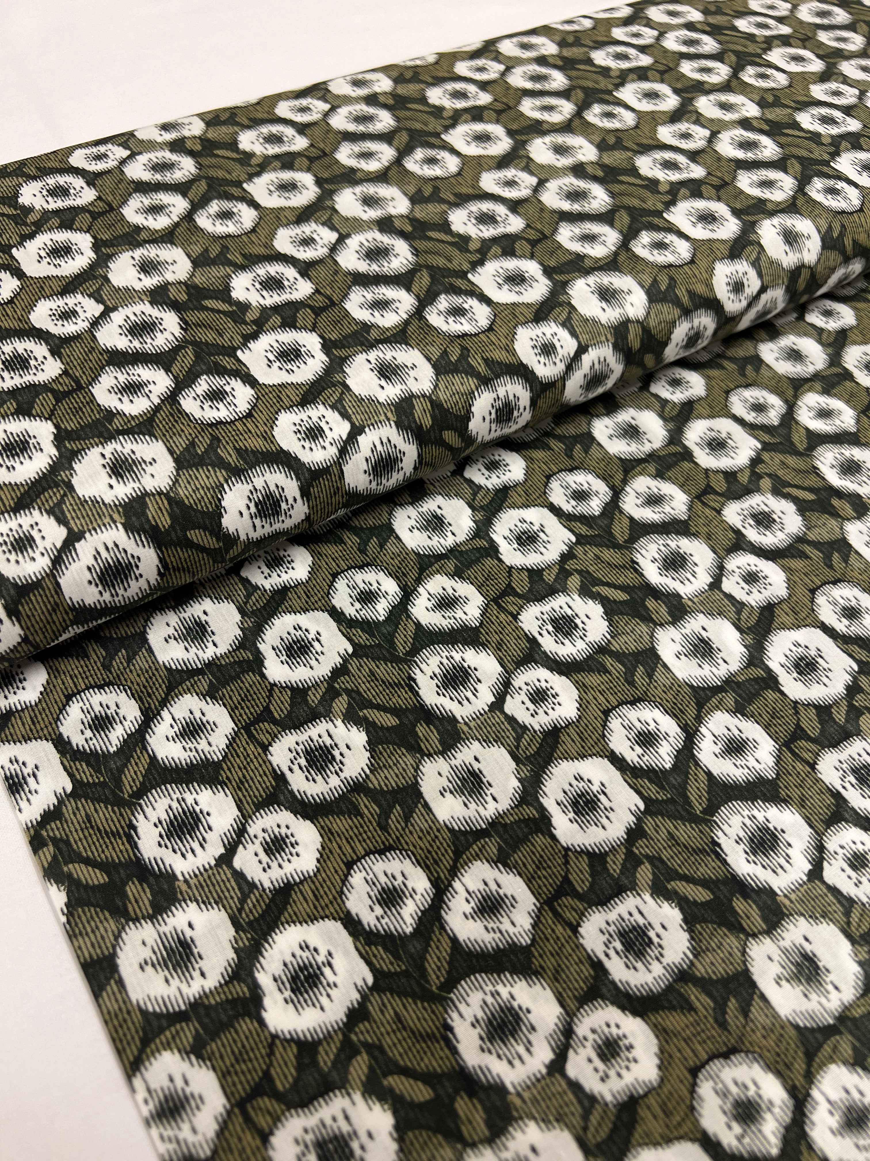 Moss Glitch - Poplin Katoen