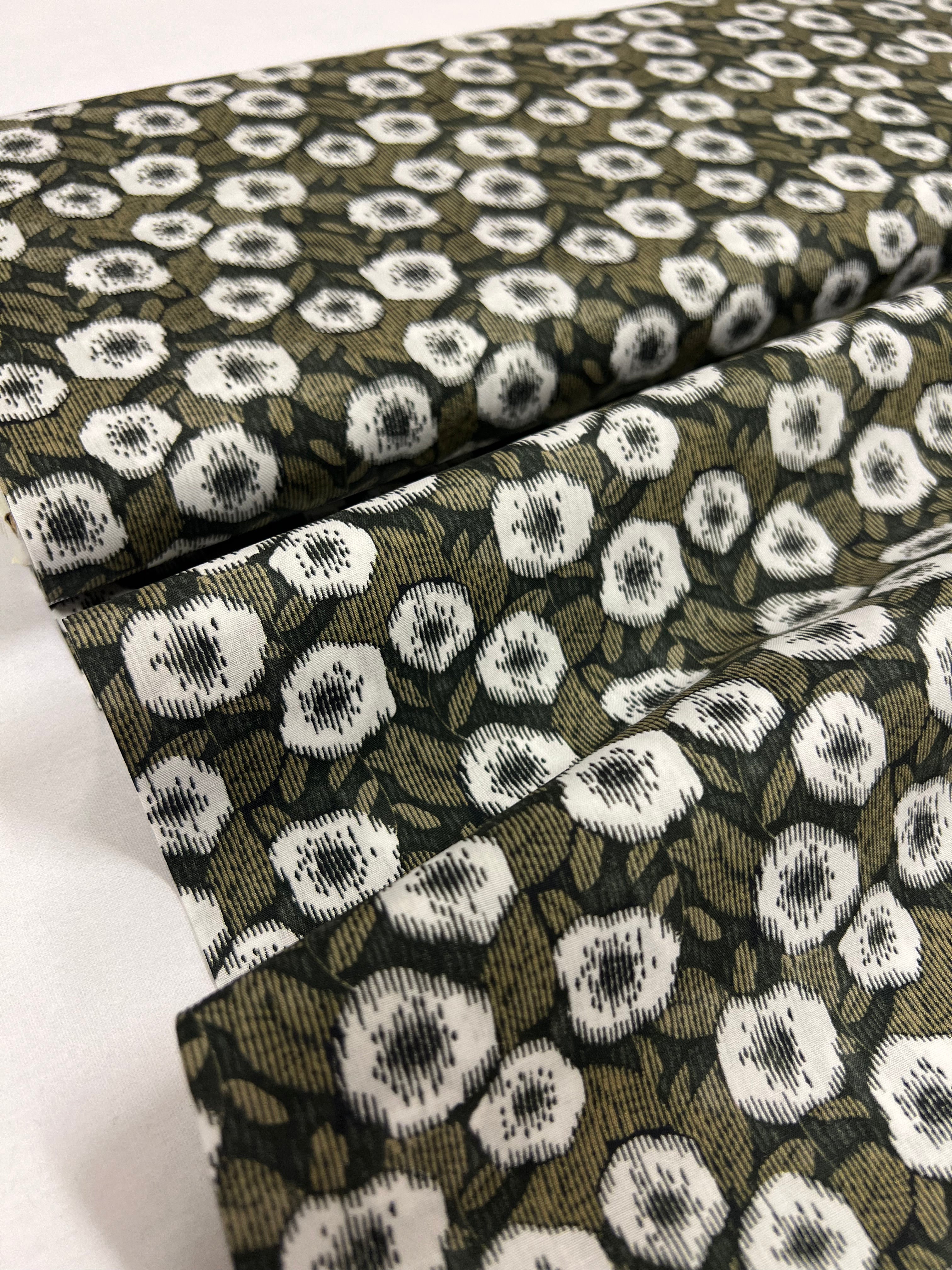 Moss Glitch - Poplin Katoen