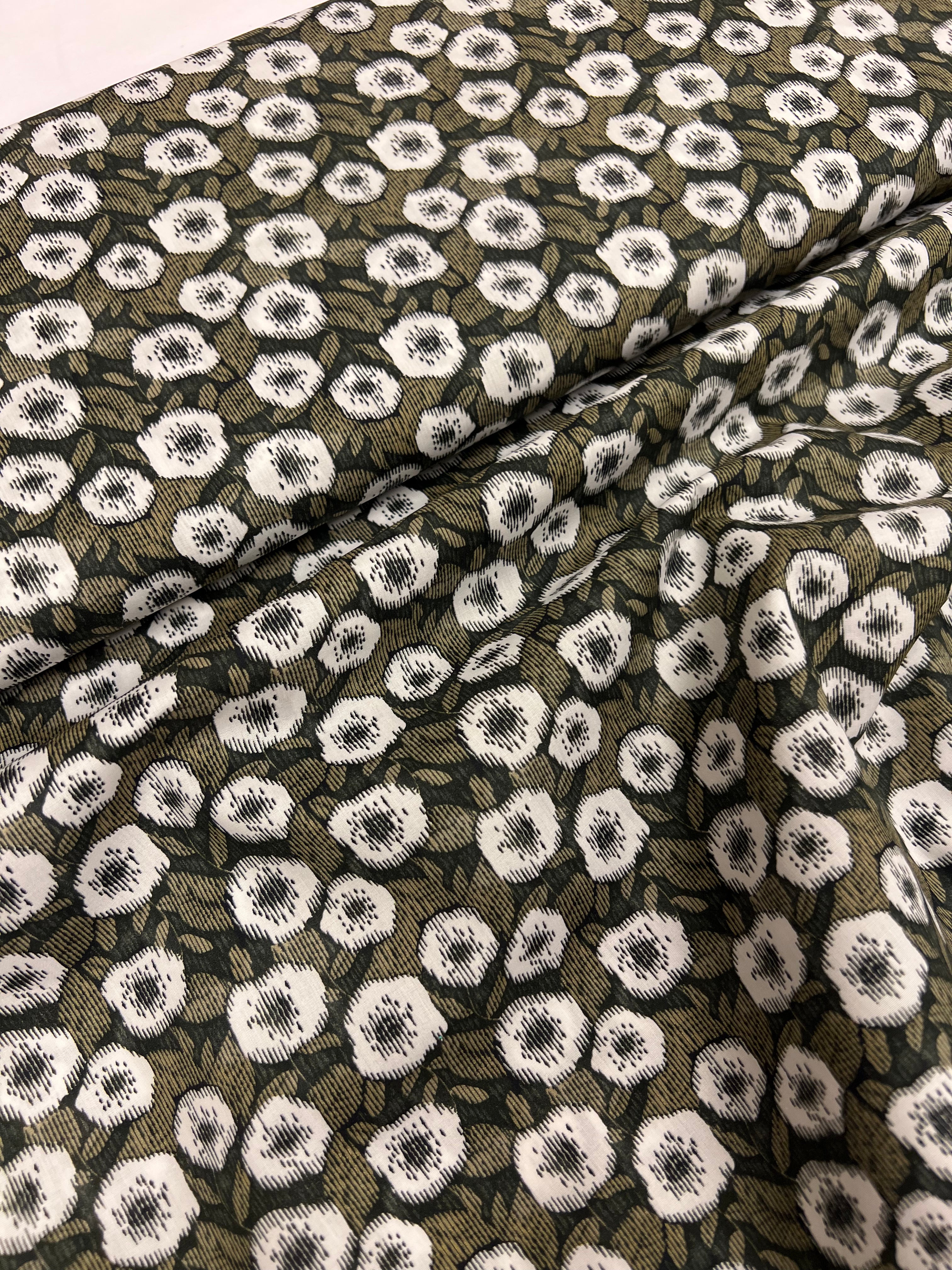 Moss Glitch - Poplin Katoen