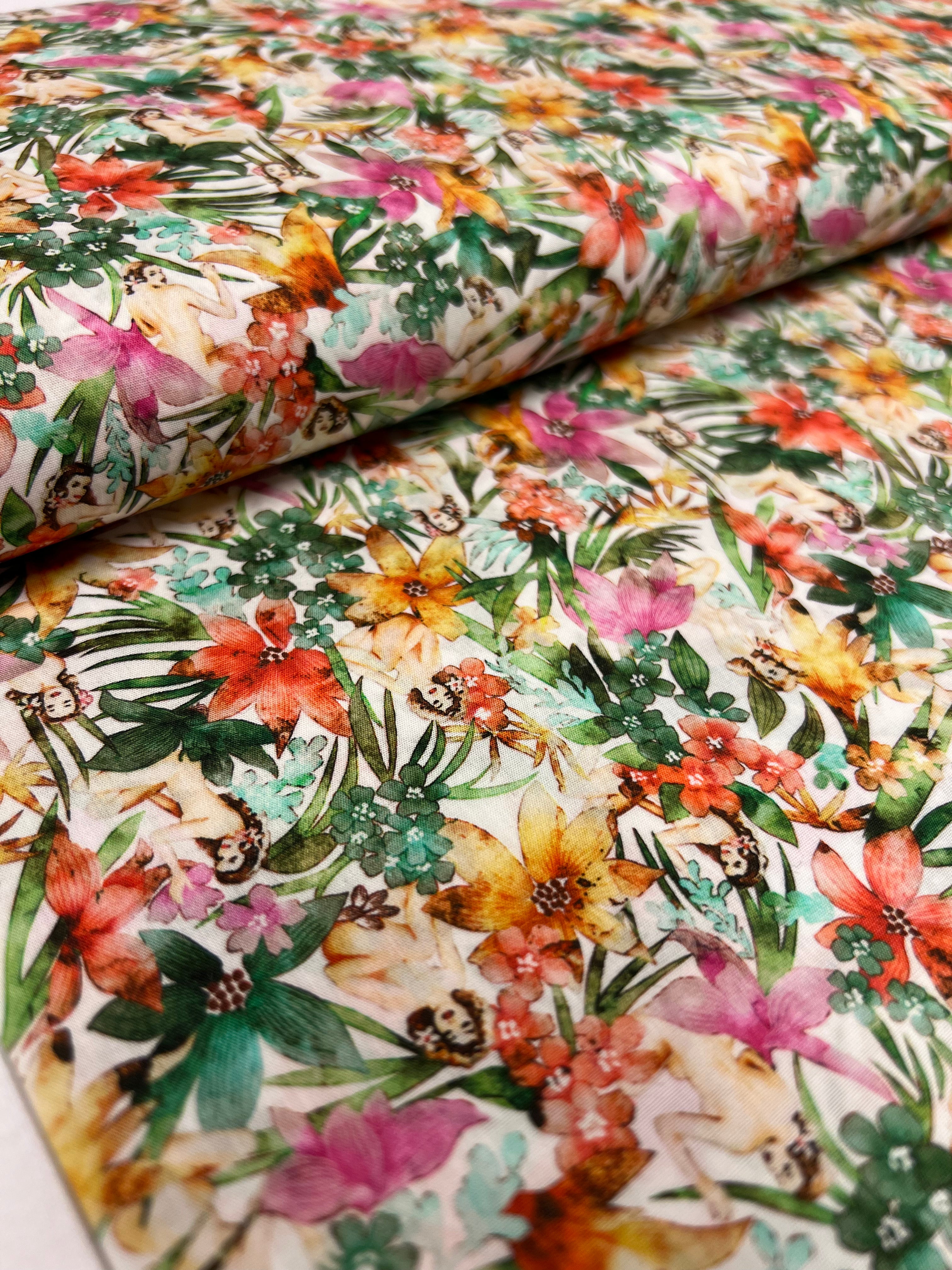 Aloha Pin-Up - Poplin Katoen