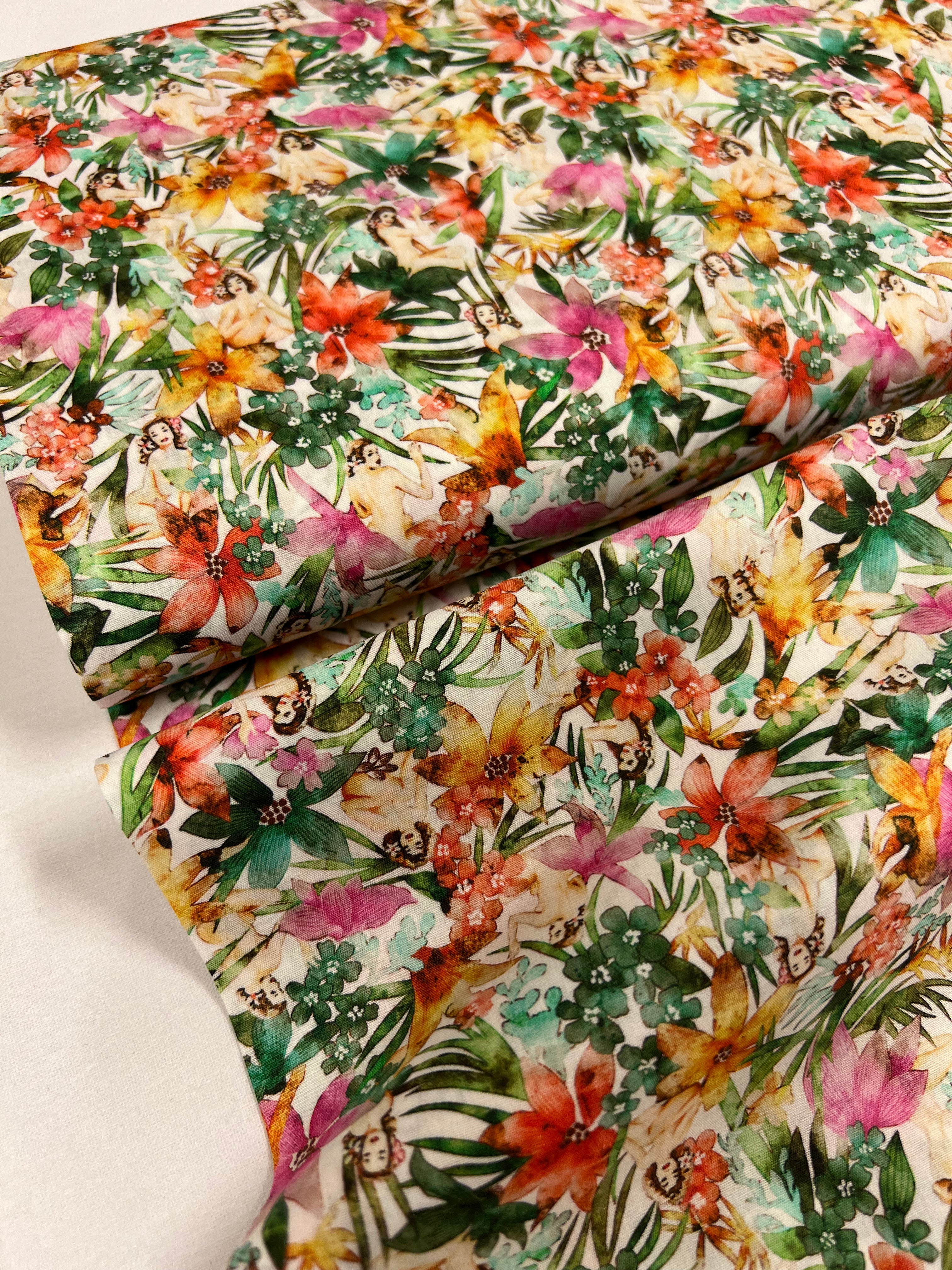 Aloha Pin-Up - Poplin Katoen