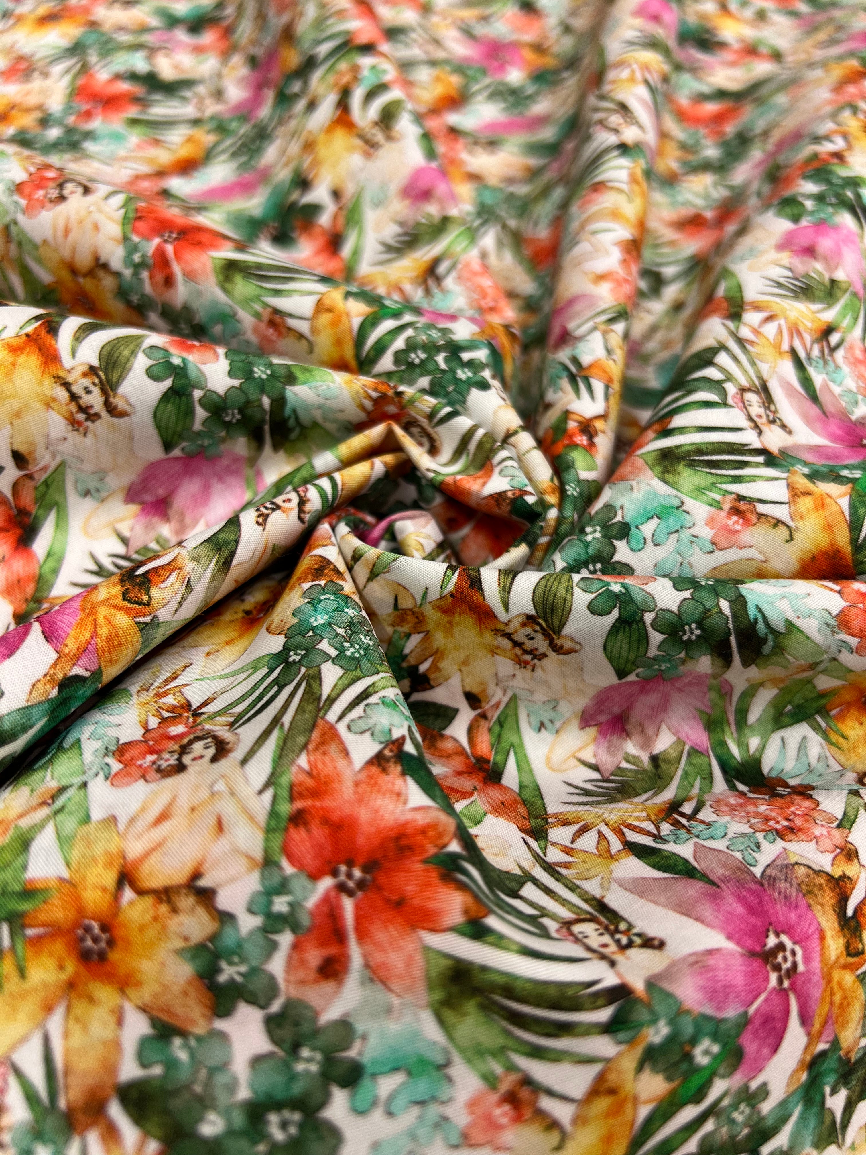 Aloha Pin-Up - Poplin Katoen