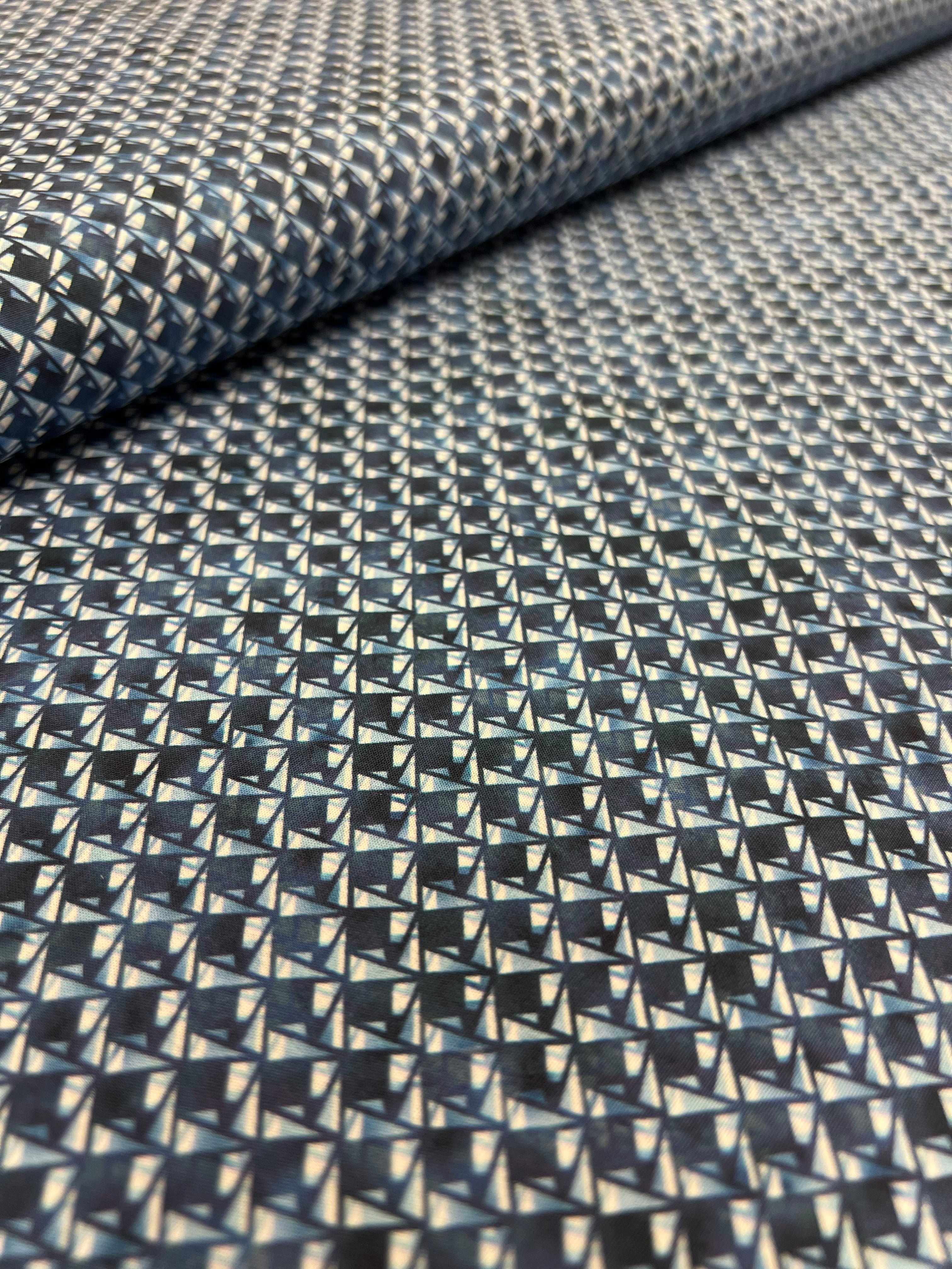 Indigo Origami - Poplin Katoen