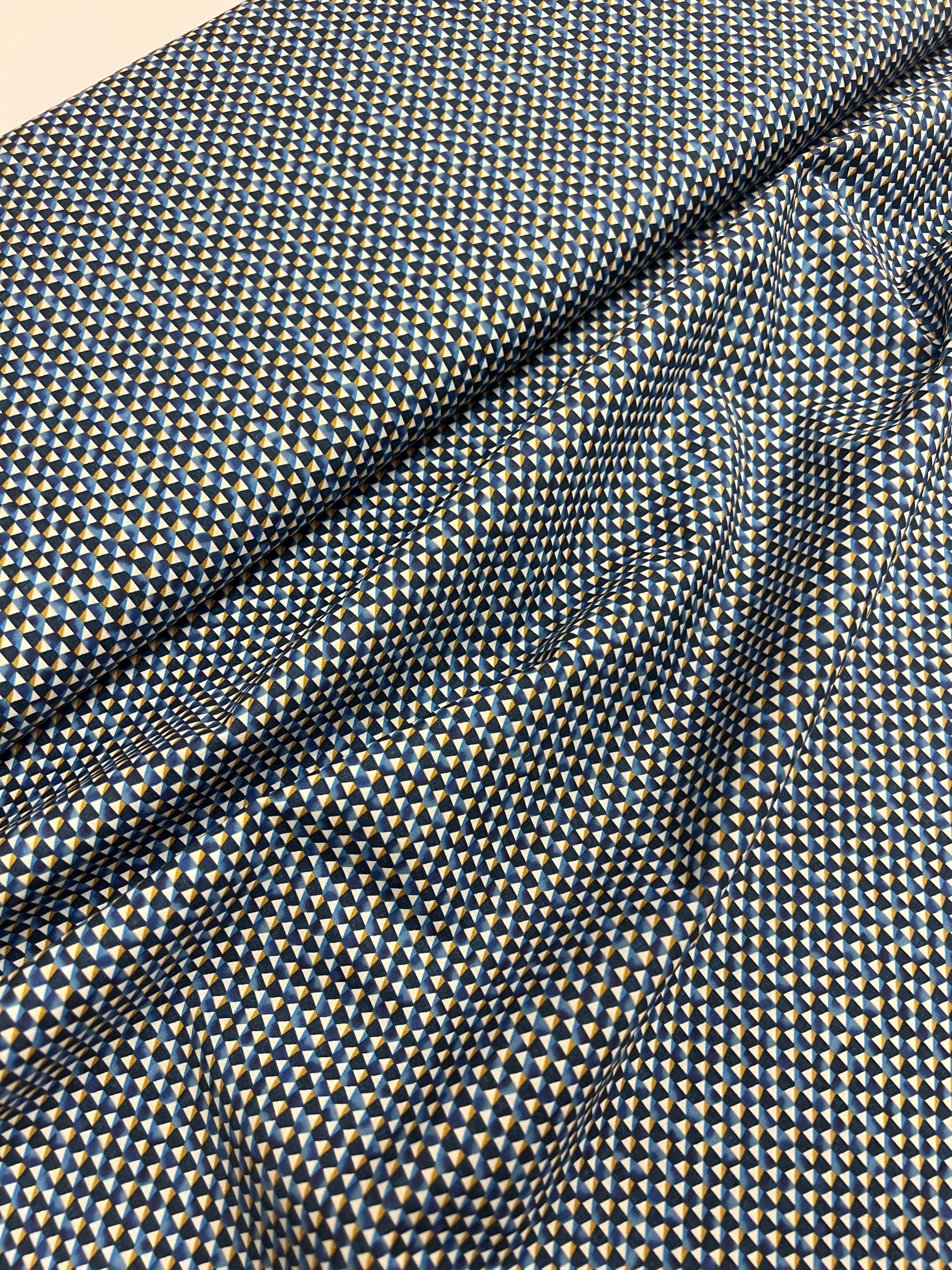 Ocean Mosaic - Poplin Katoen