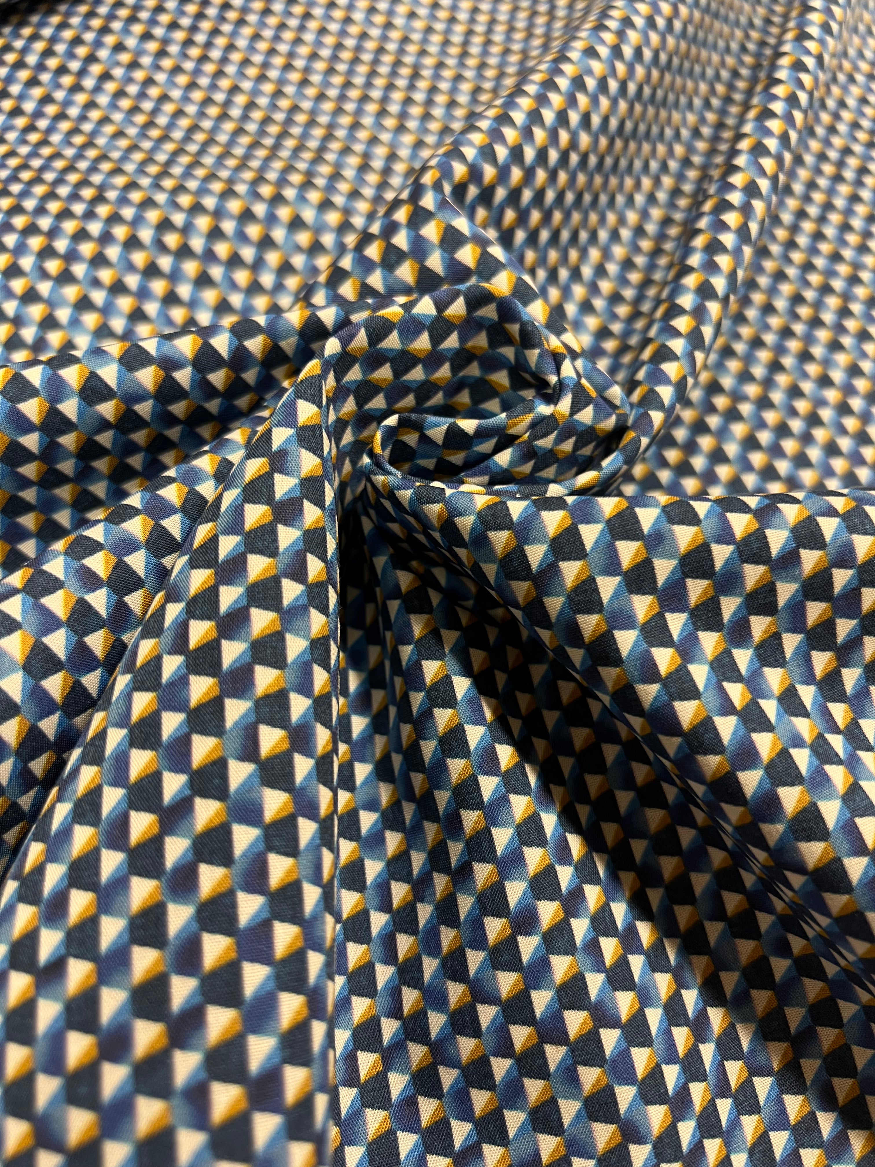 Ocean Mosaic - Poplin Katoen