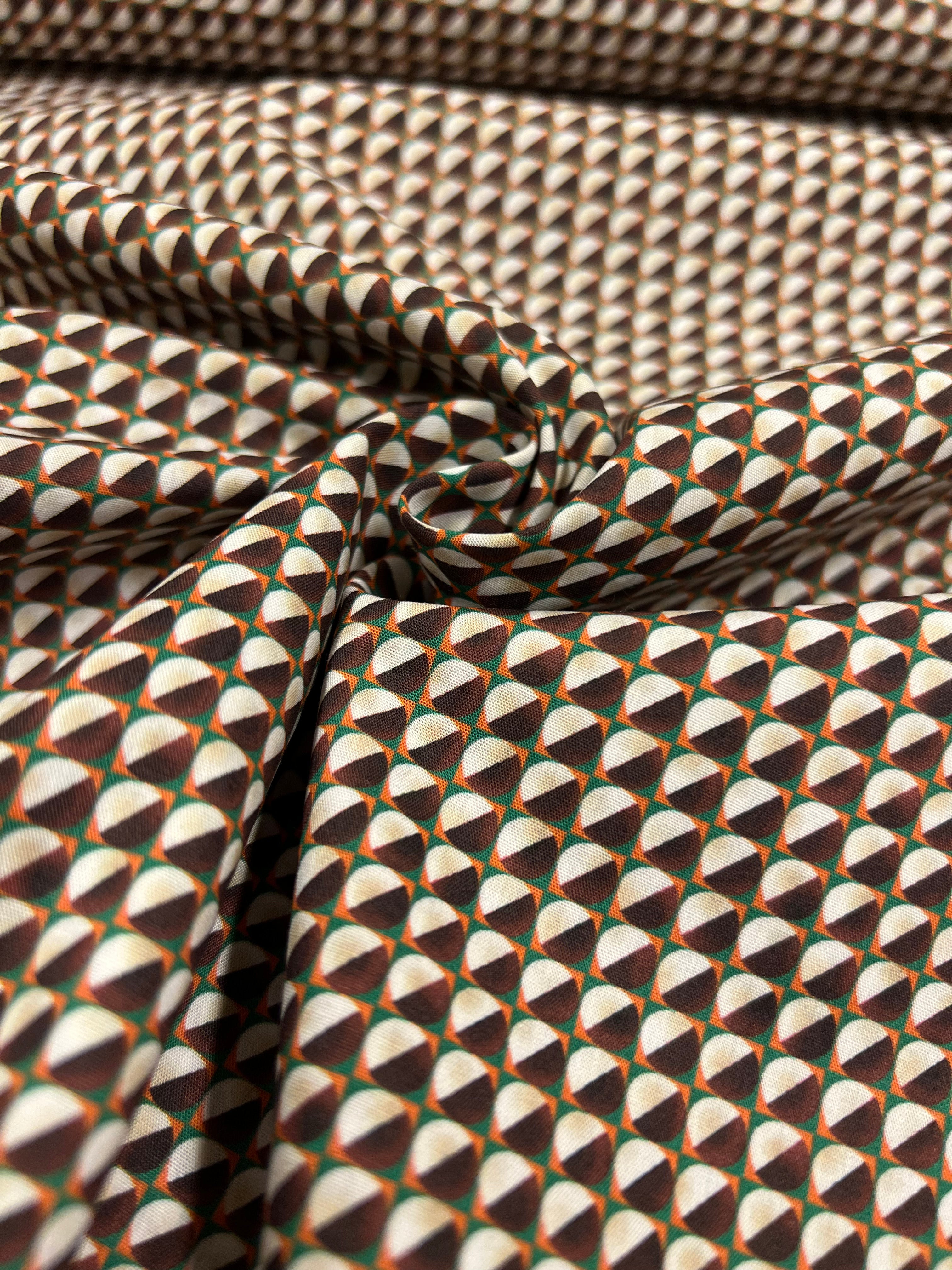 Espresso Spheres - Poplin Katoen