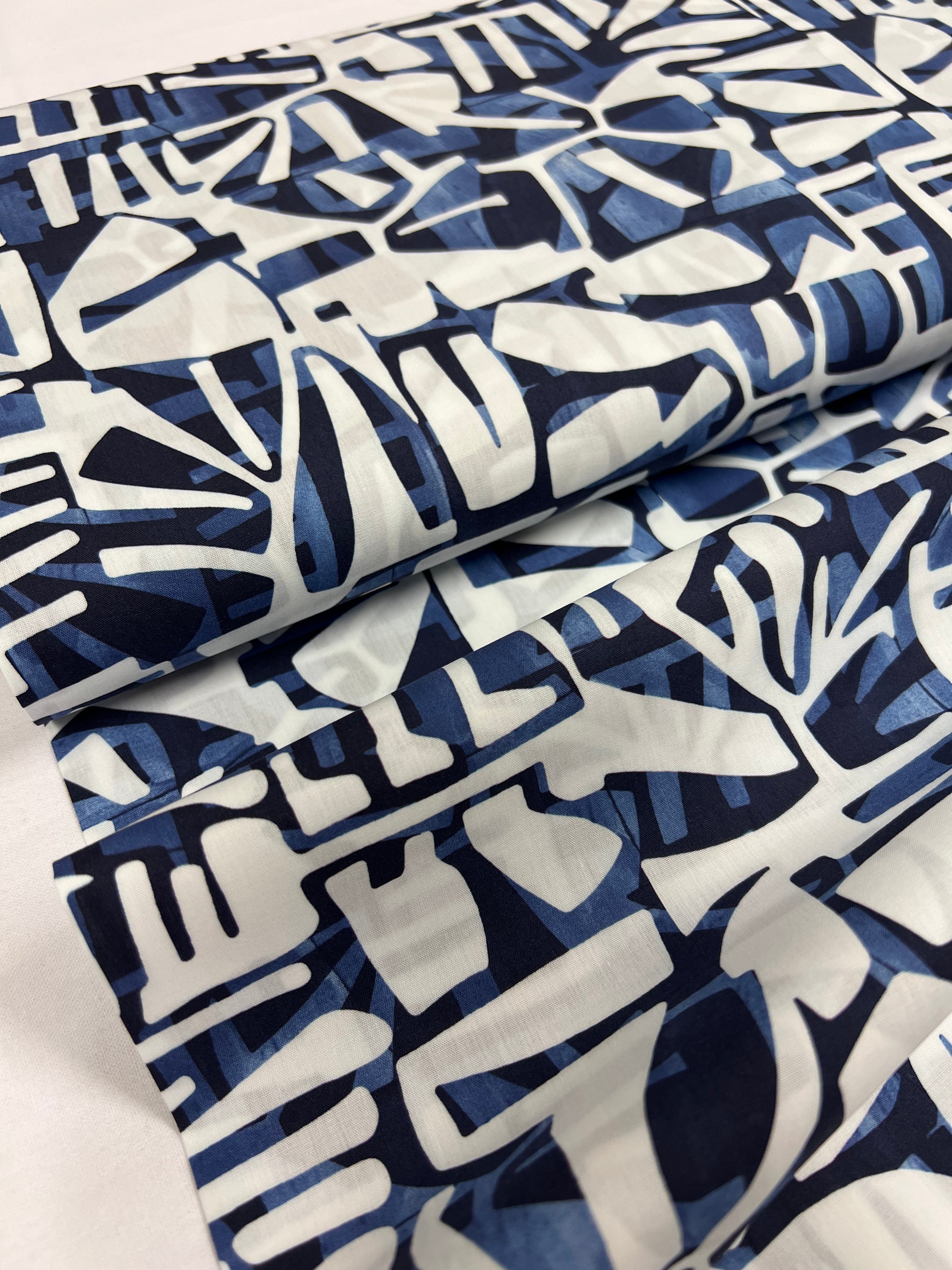 Bleu de Matisse - Poplin Katoen