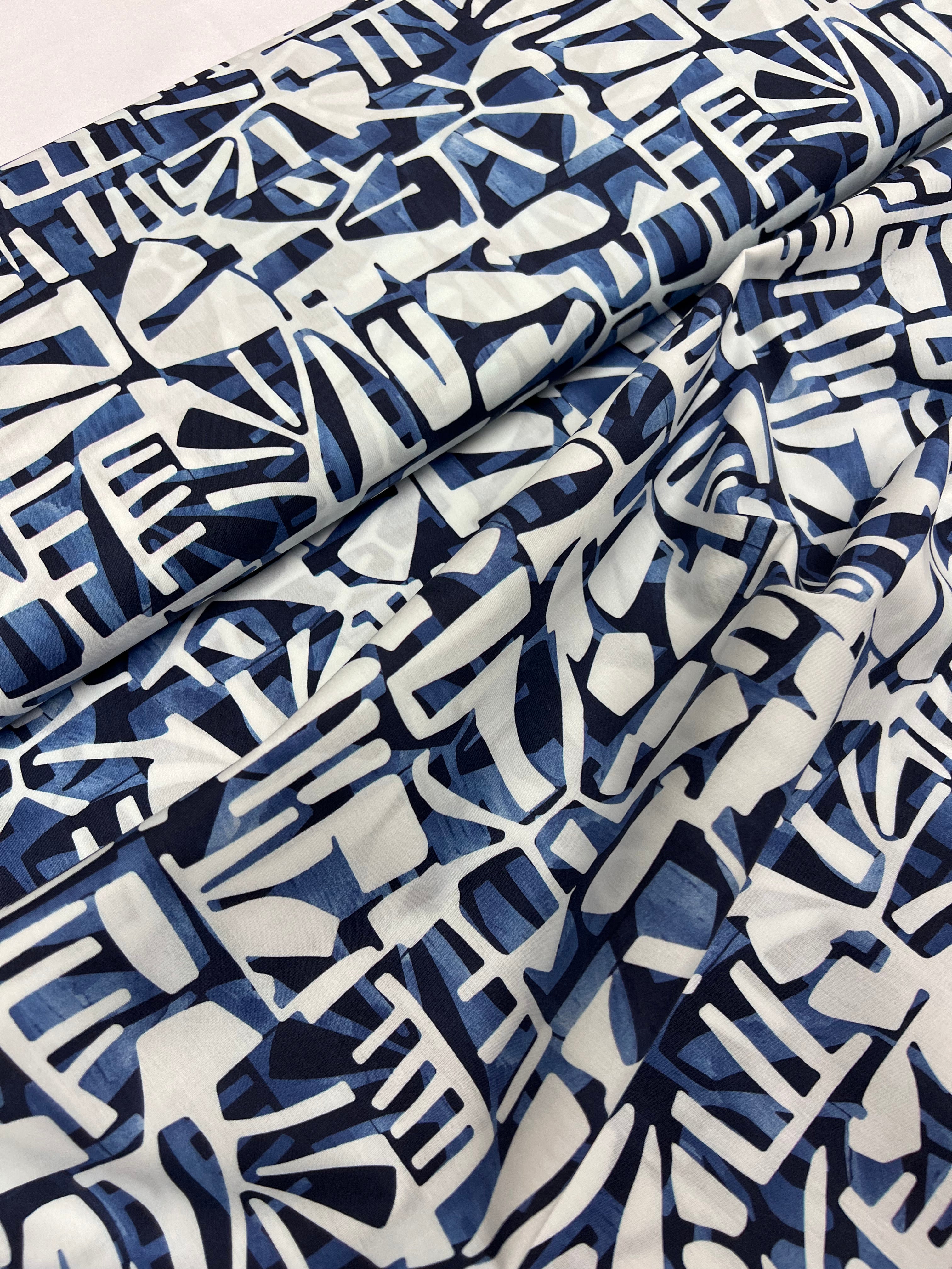 Bleu de Matisse - Poplin Katoen
