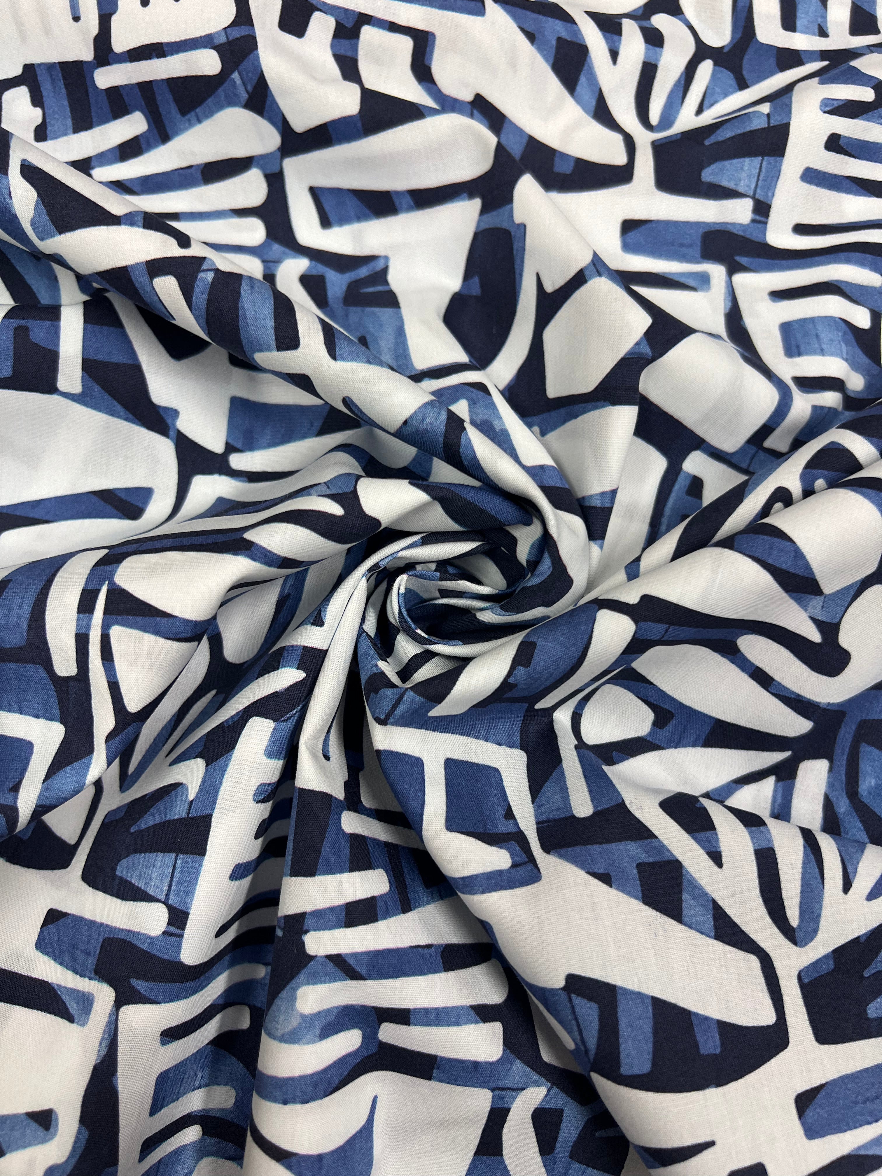 Bleu de Matisse - Poplin Katoen