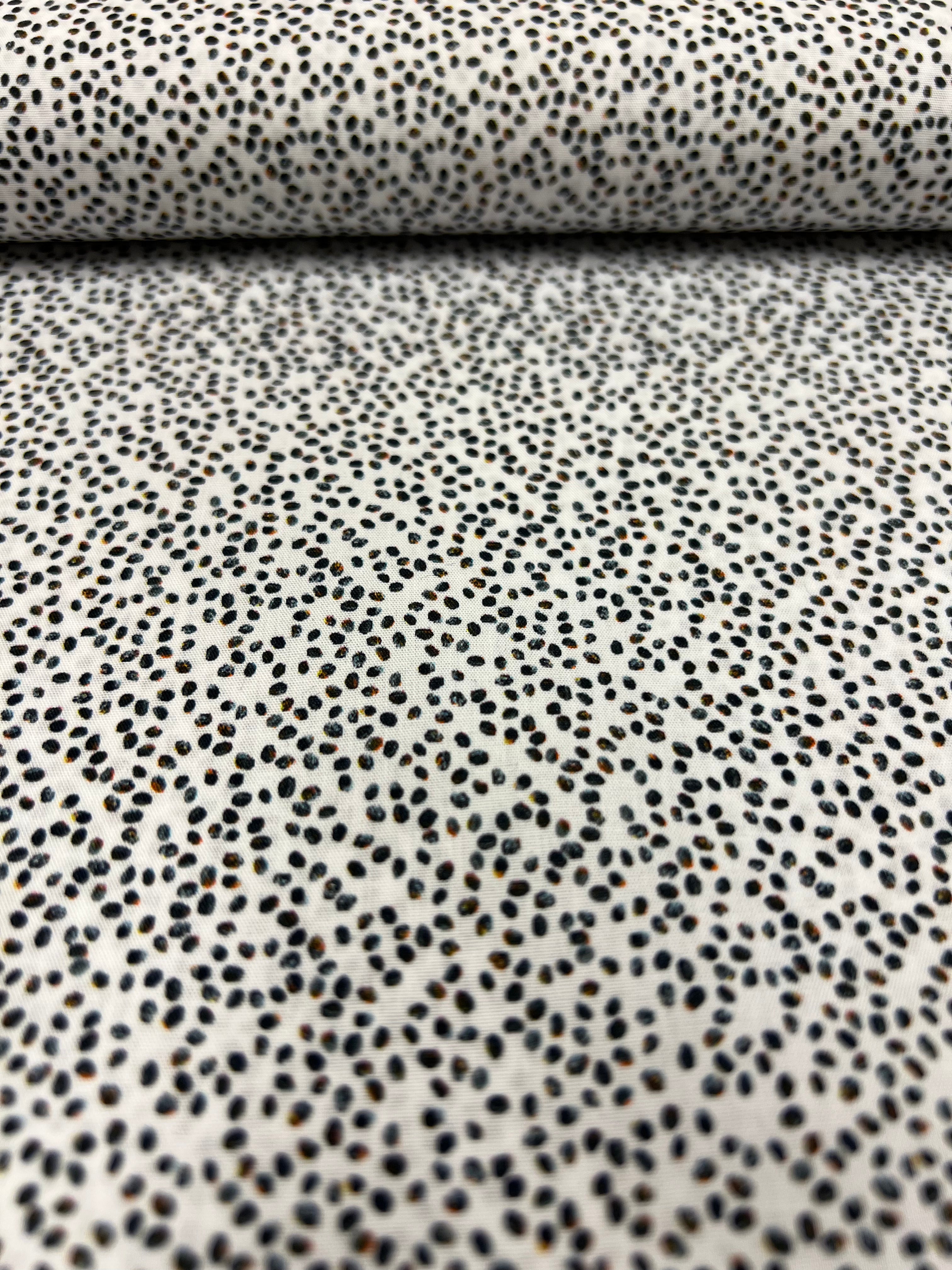 Pebbles Black - Poplin Katoen