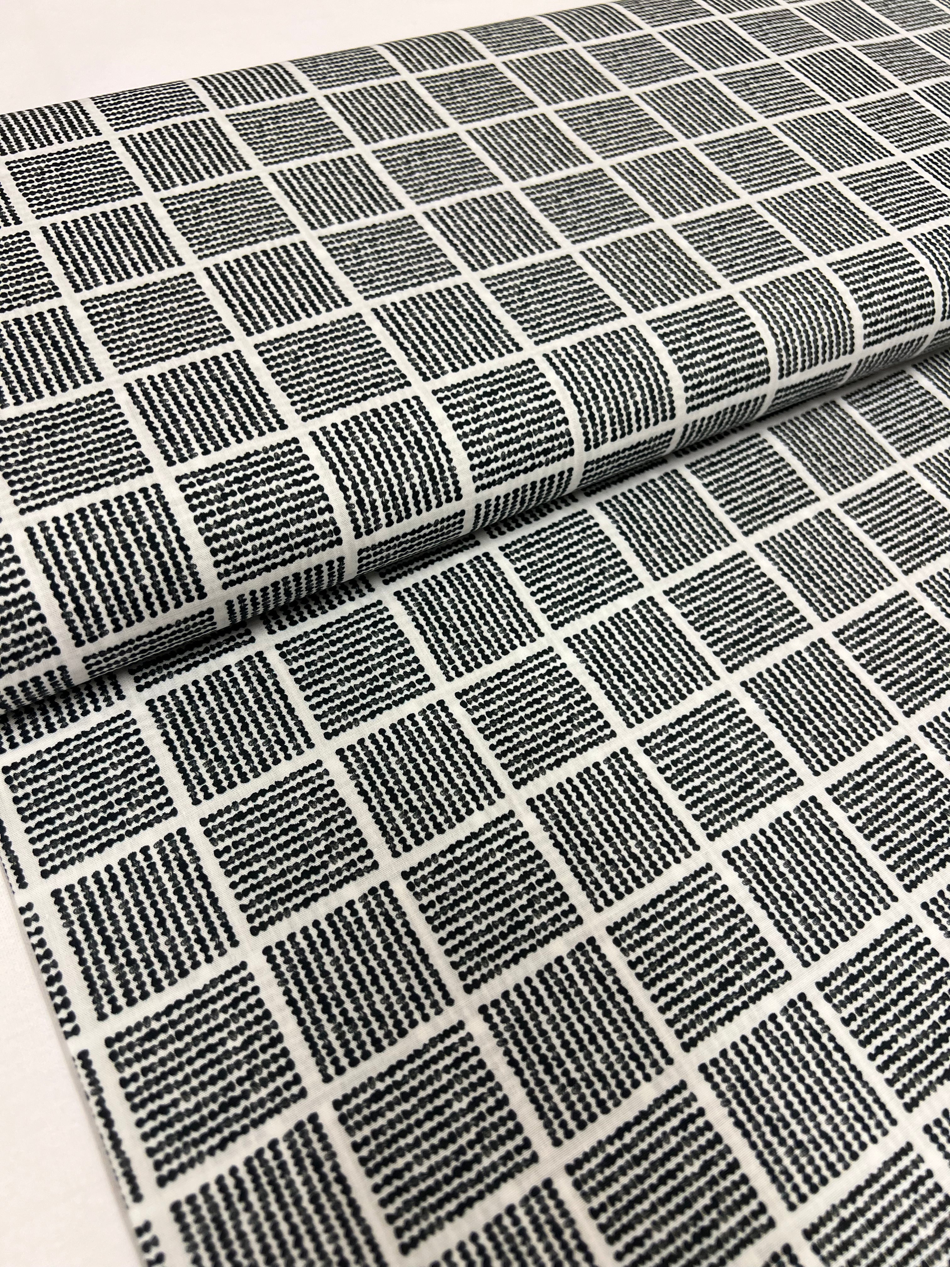 Matrix Black - Poplin Katoen