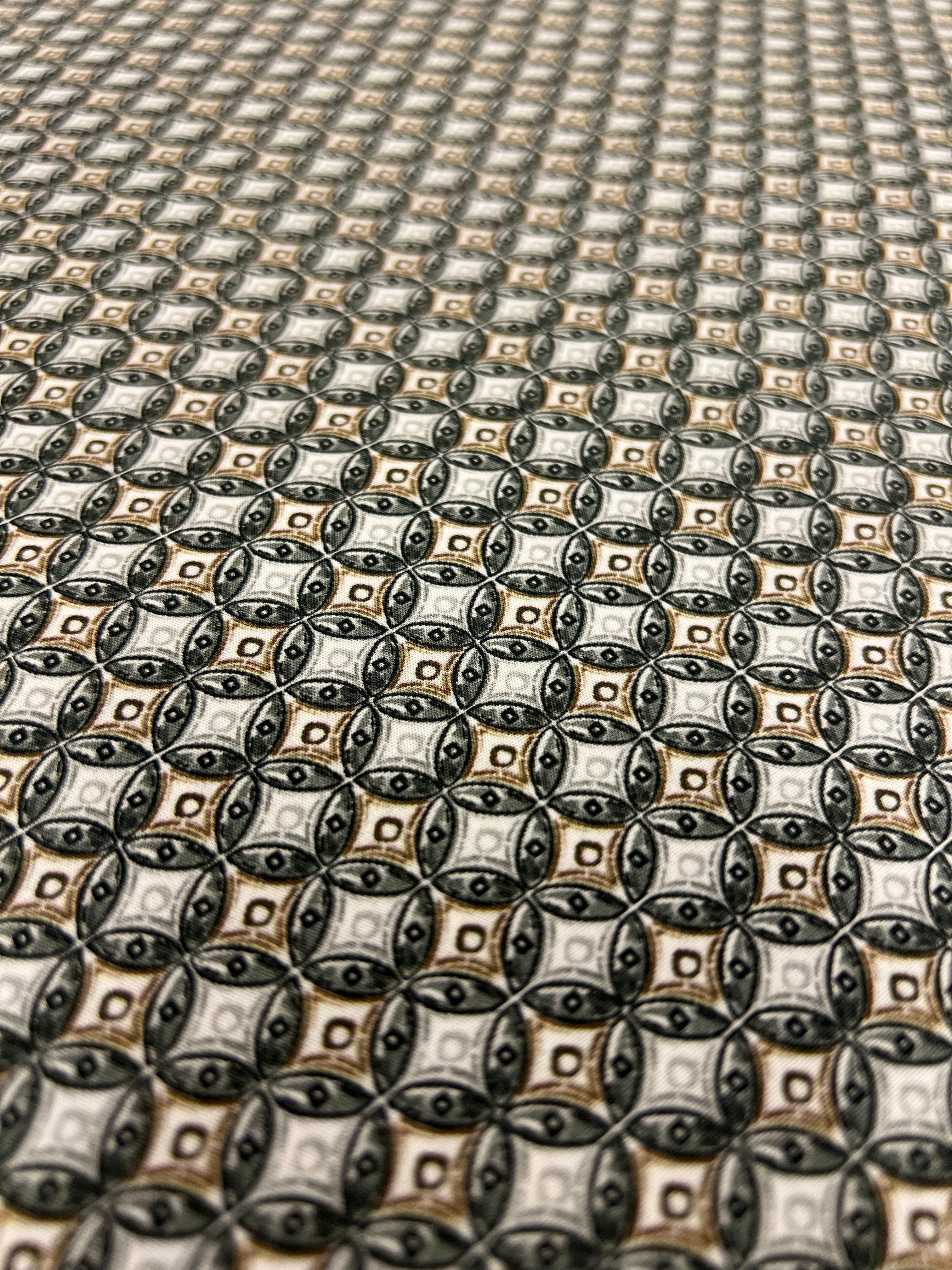 Queen of Diamonds Olive - Poplin Katoen