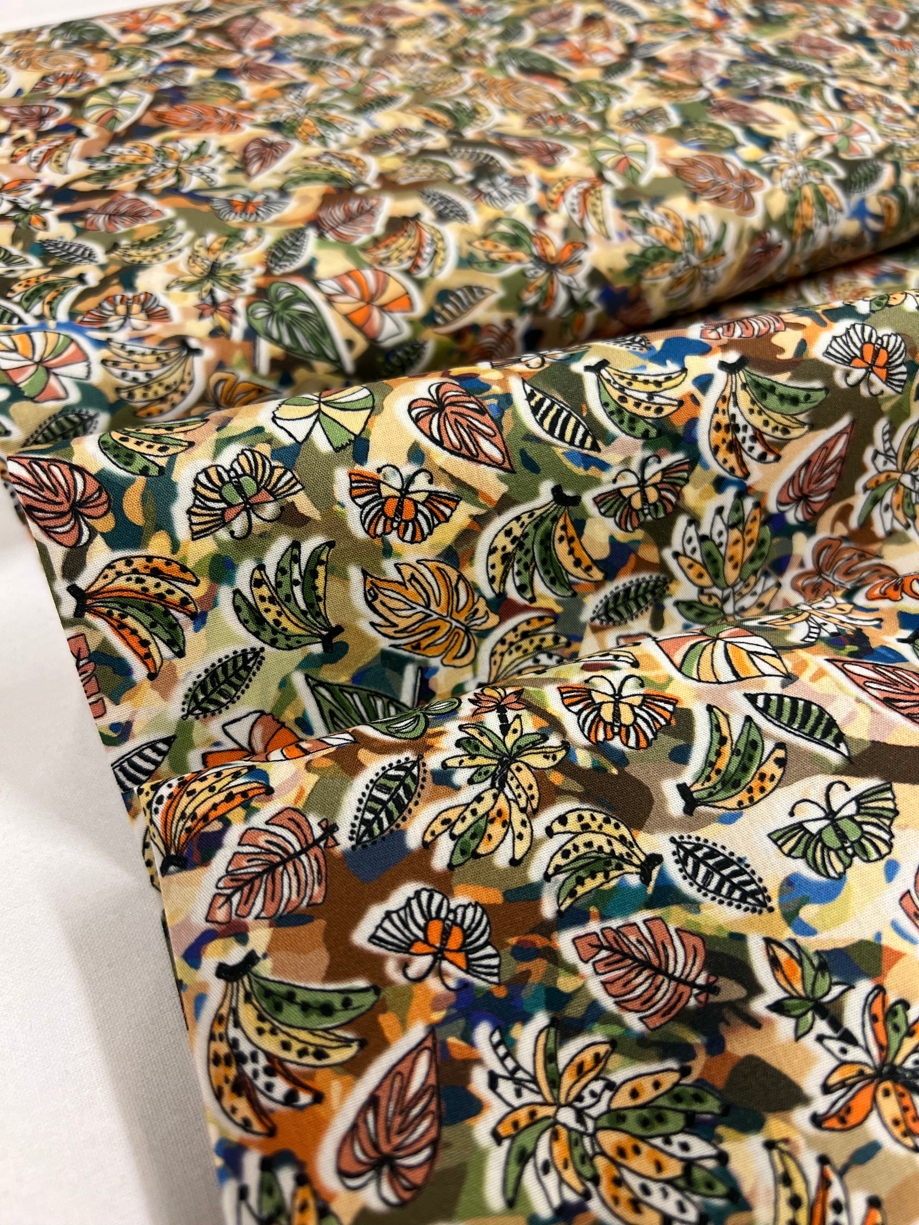 Jungle Jive Bright - Poplin Katoen