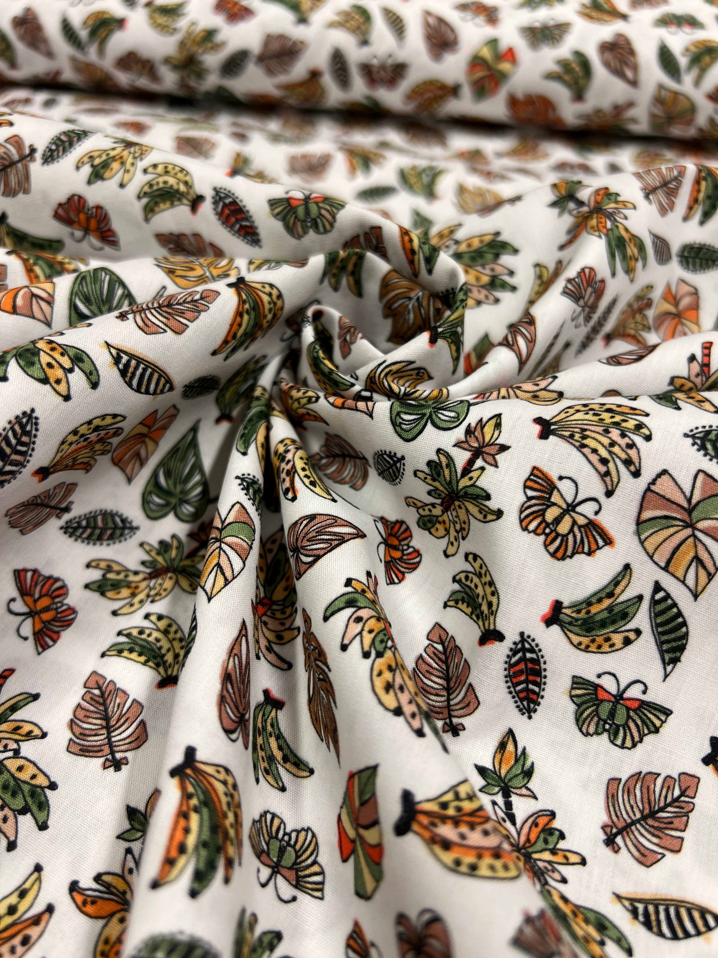 Jungle Jive Moss - Poplin Katoen