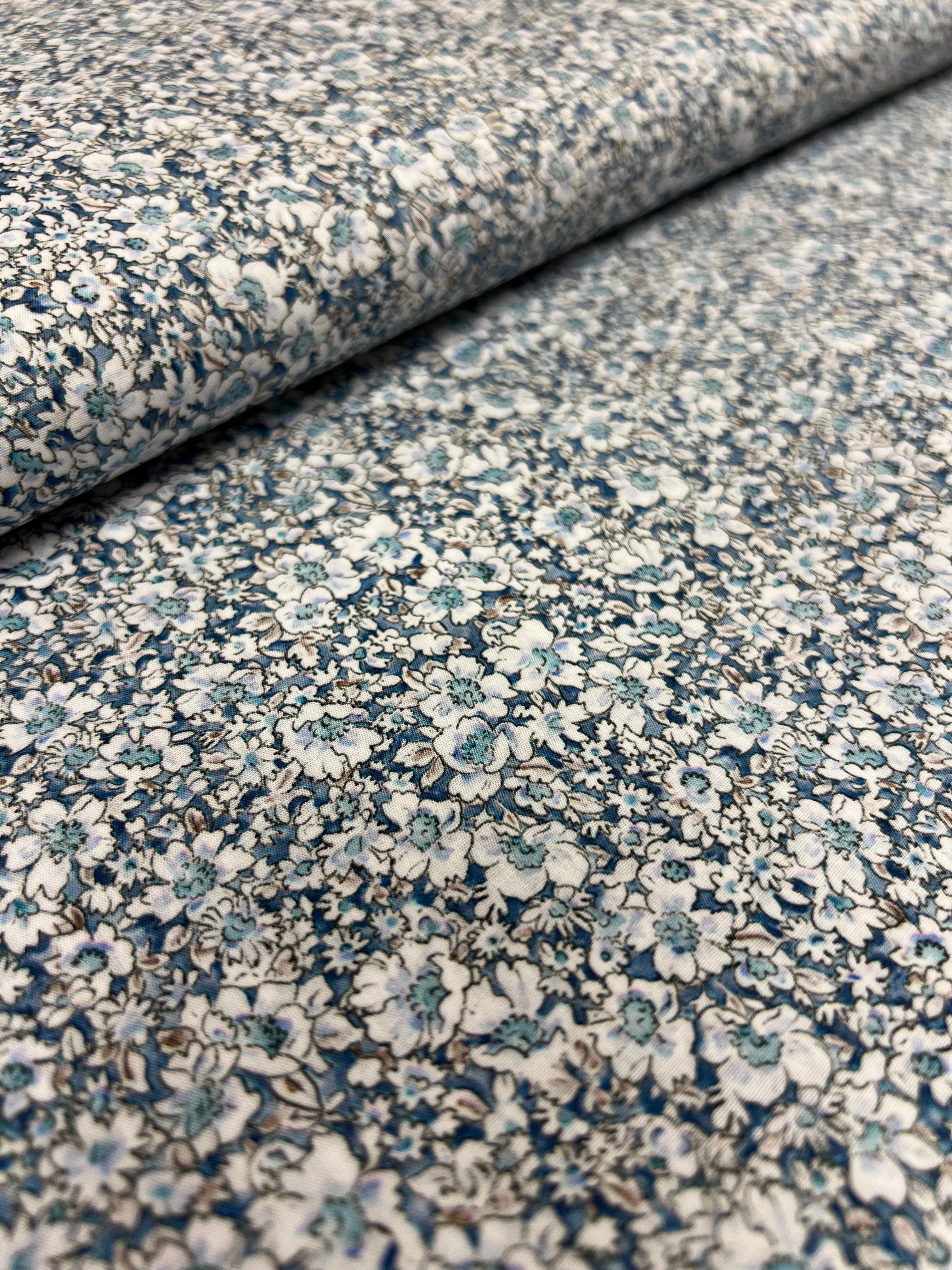 Petite Prairie Bleue - Poplin Katoen