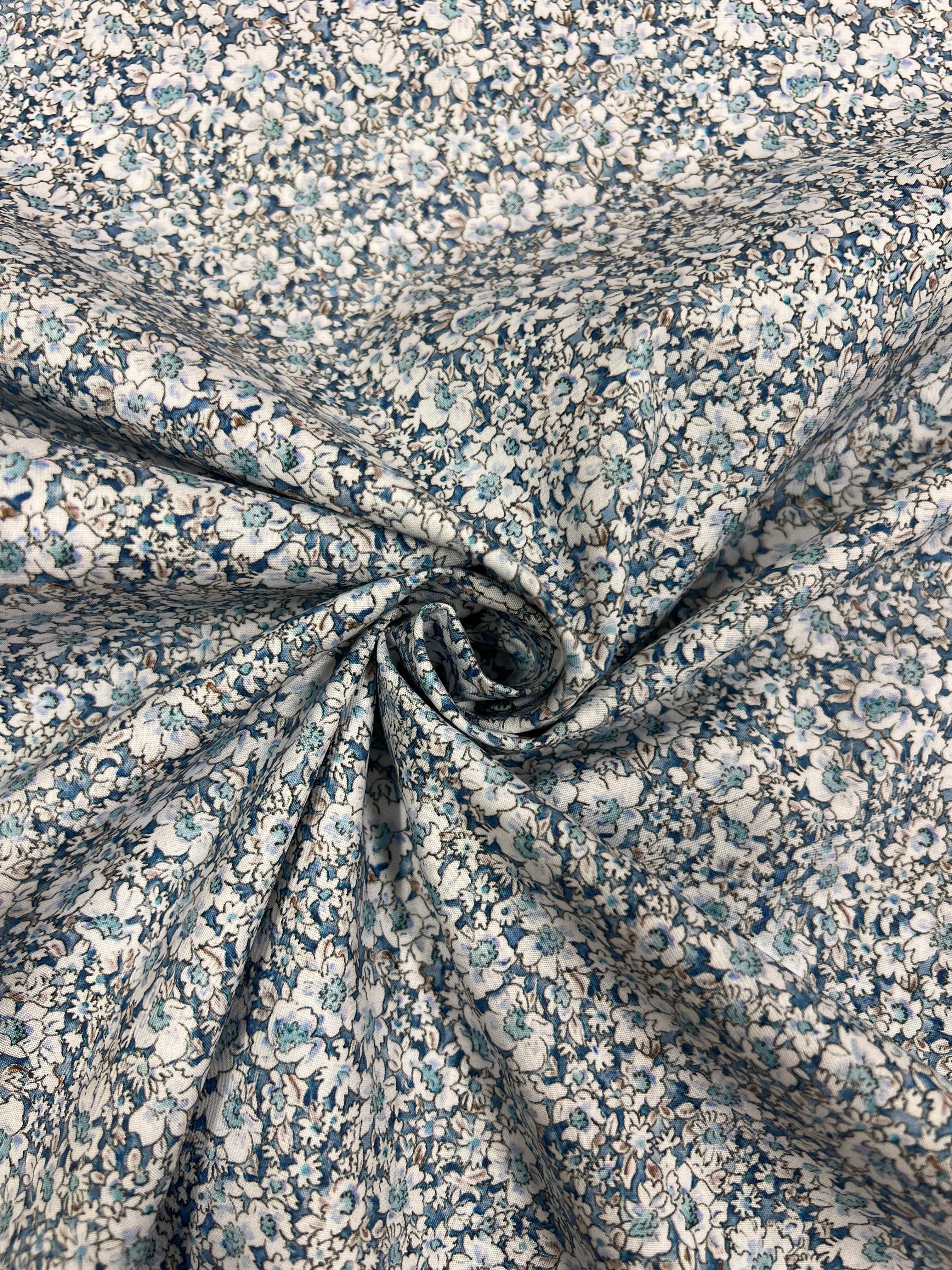 Petite Prairie Bleue - Poplin Katoen