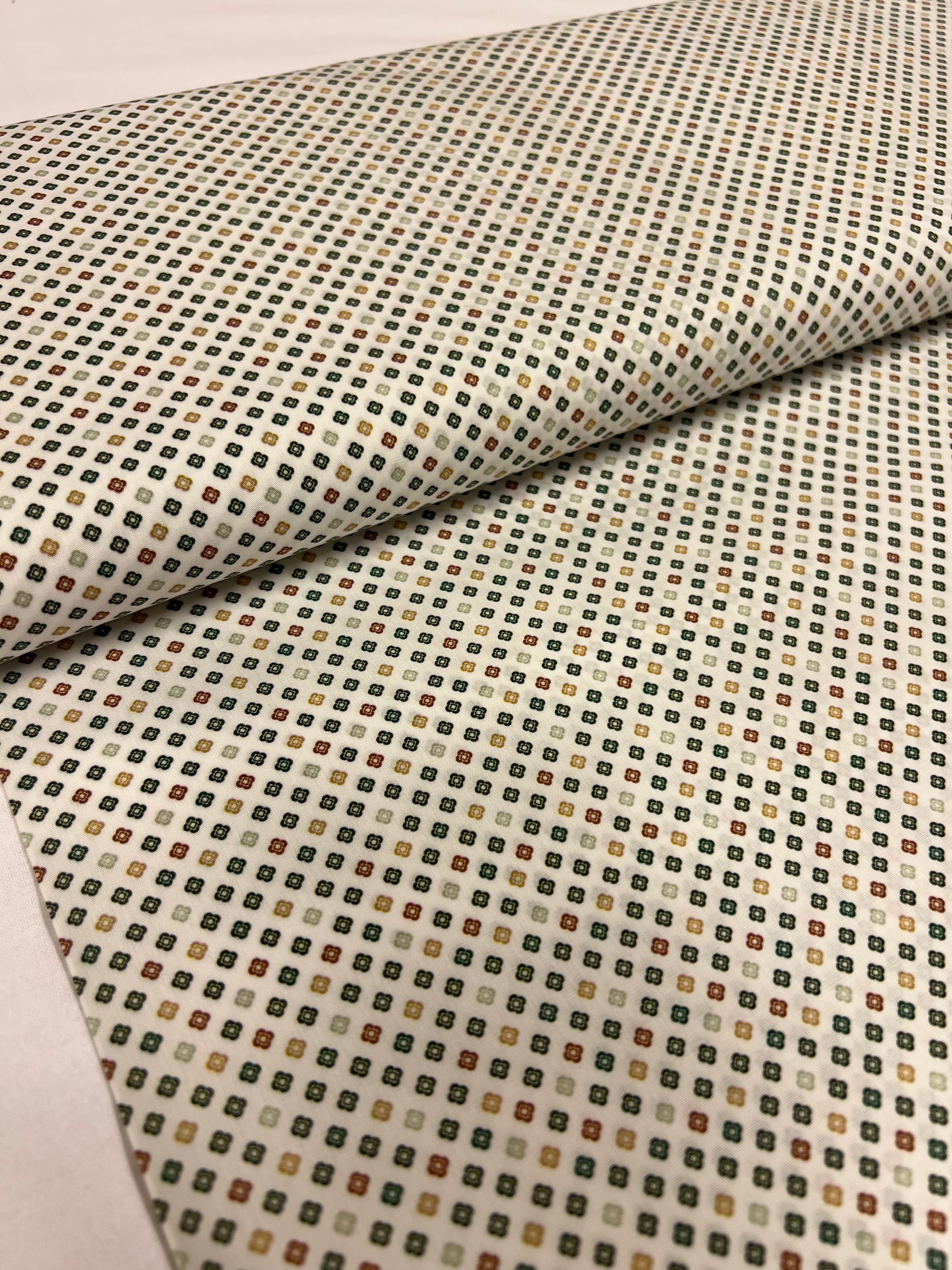 Clovers Green - Poplin Katoen