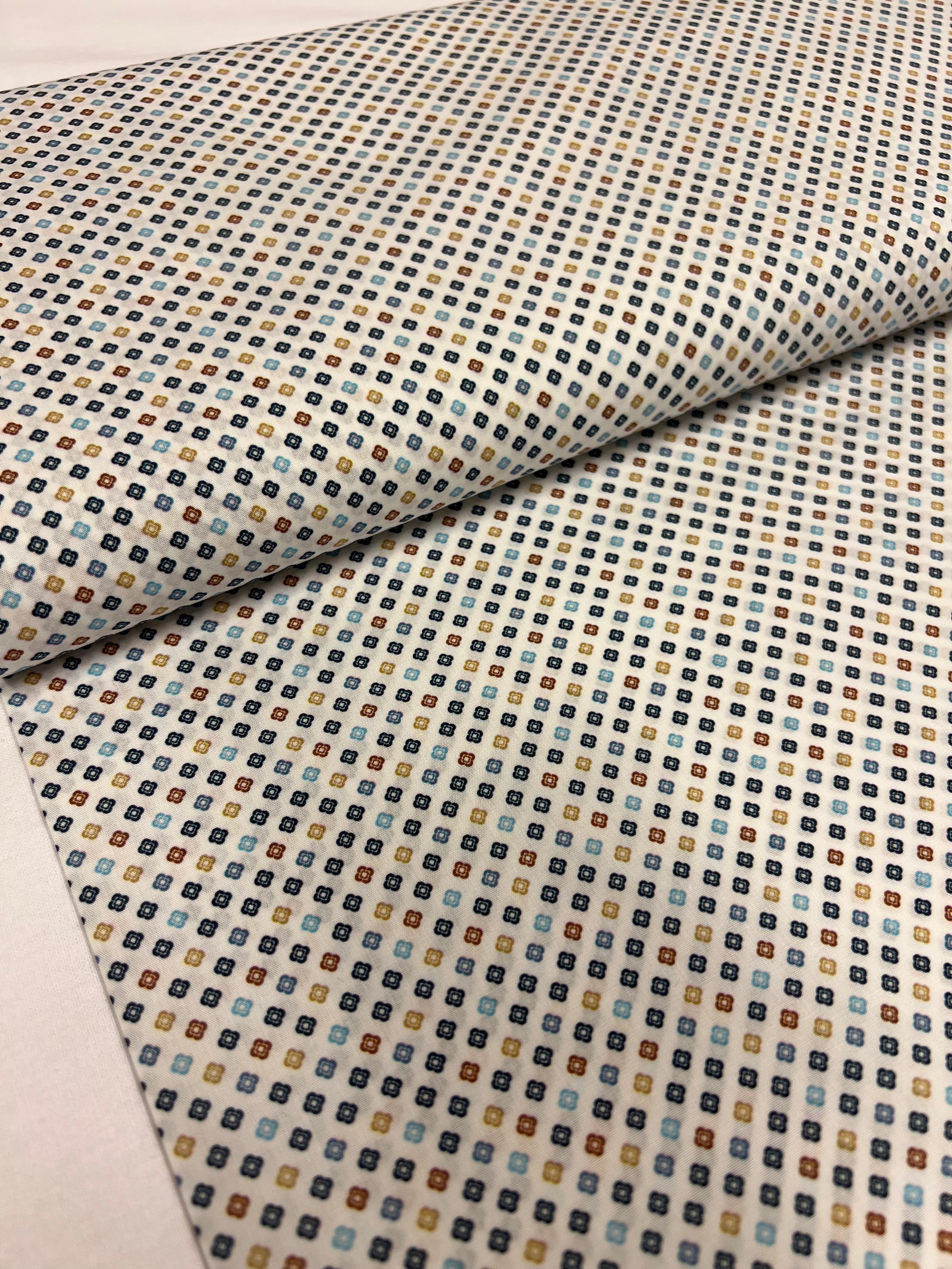 Clovers Blue - Poplin Katoen