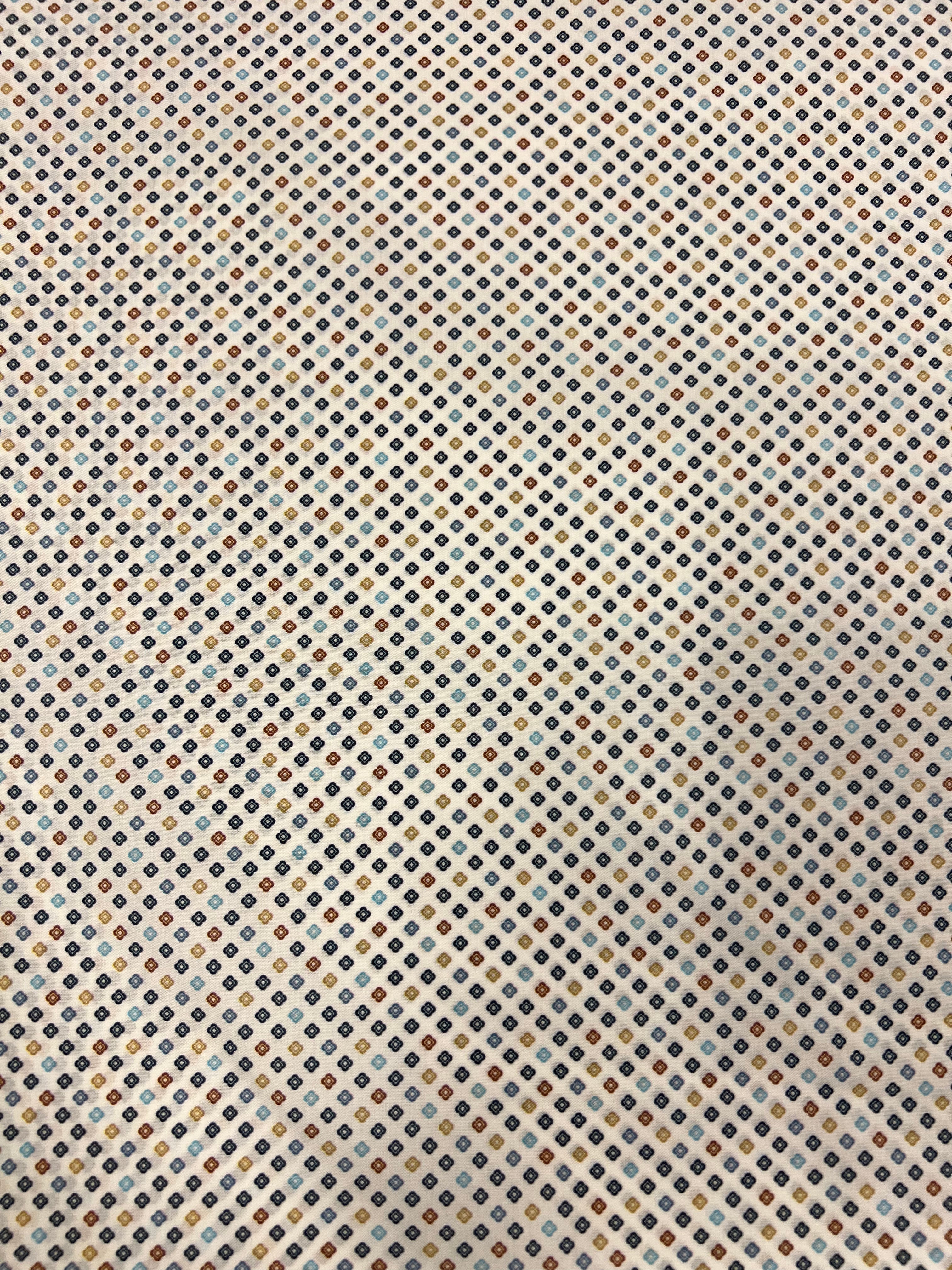 Clovers Blue - Poplin Katoen