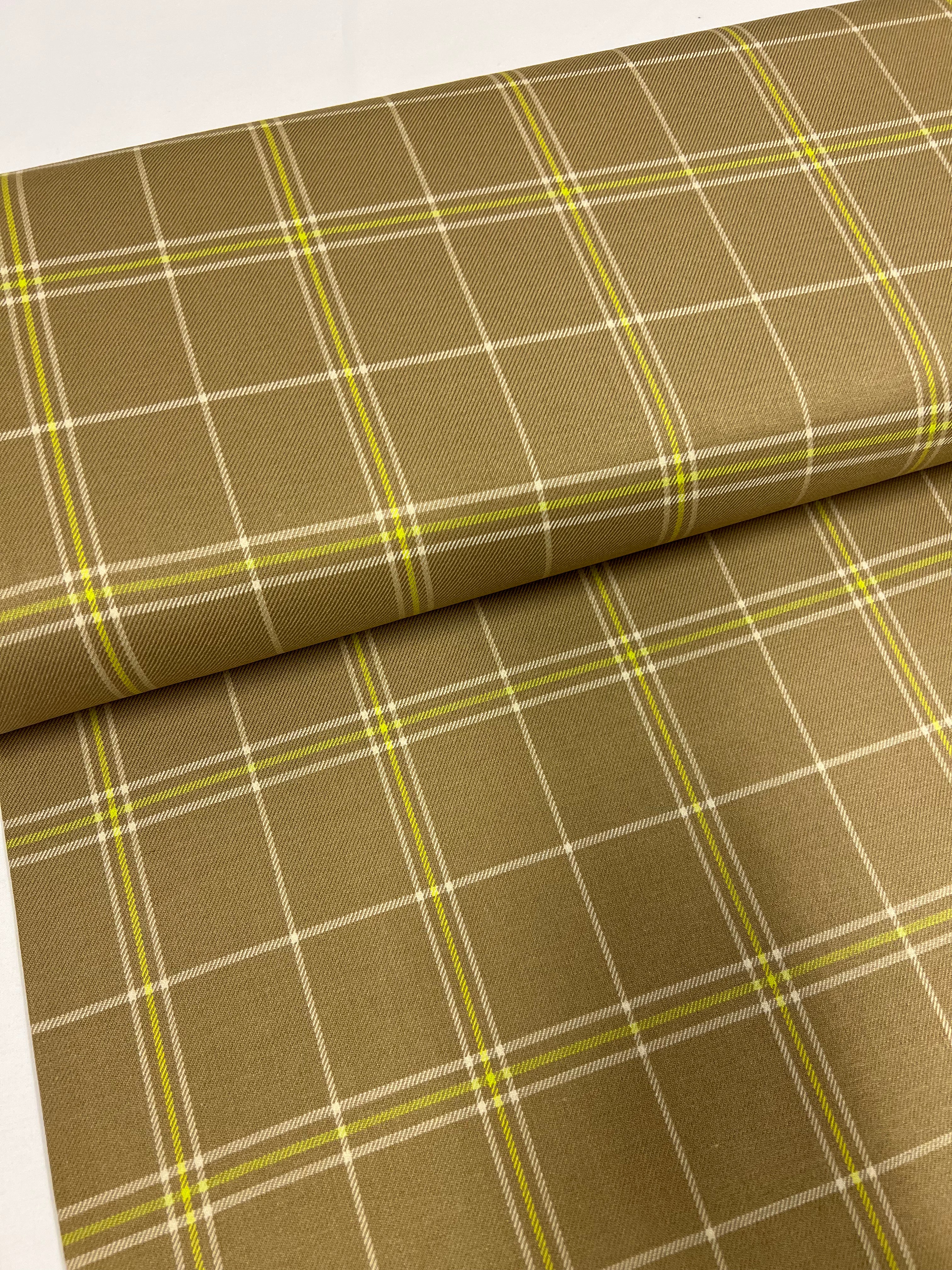 Zesty Tartan - Viscose/Polyester