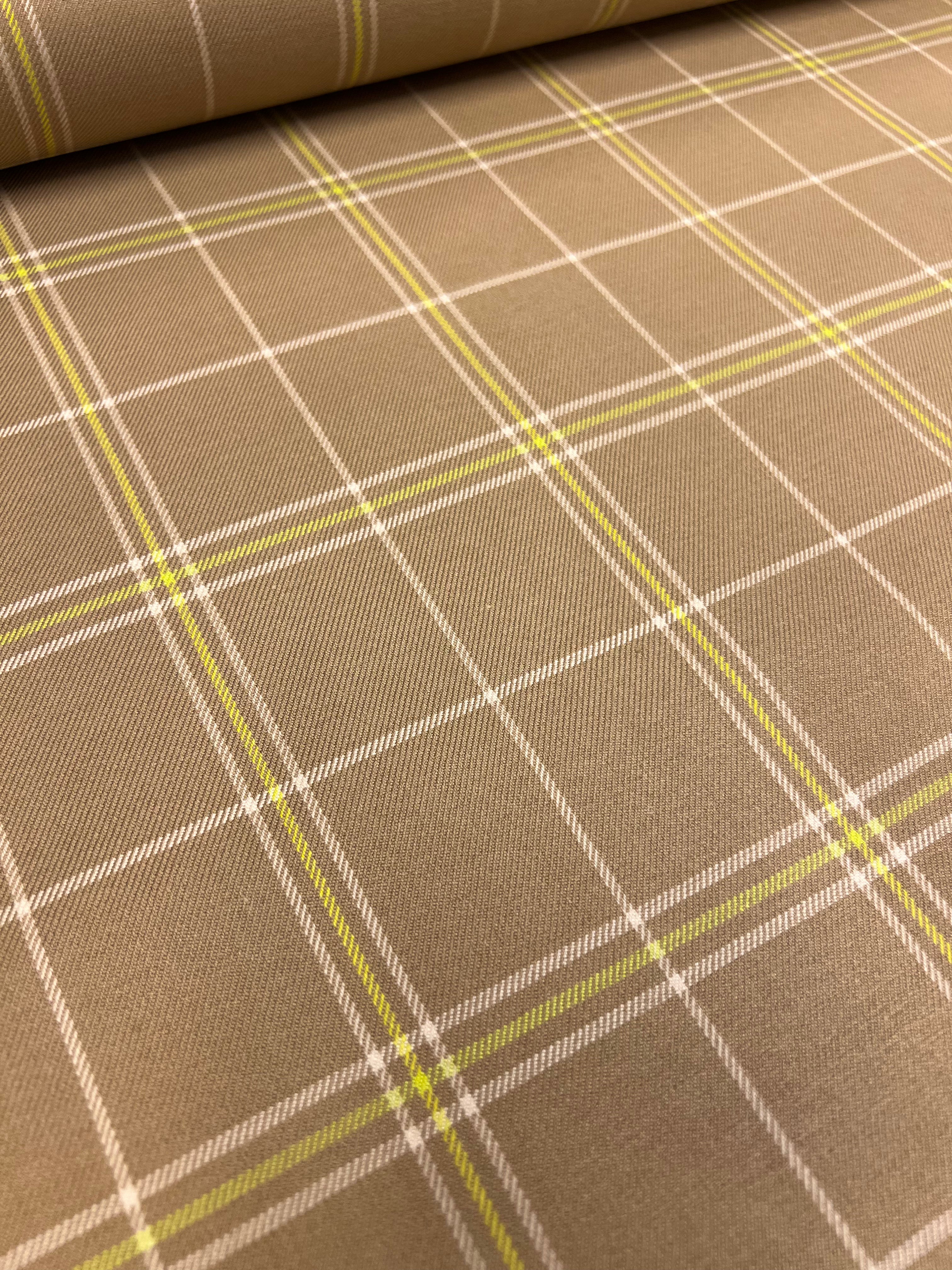 Zesty Tartan - Viscose/Polyester
