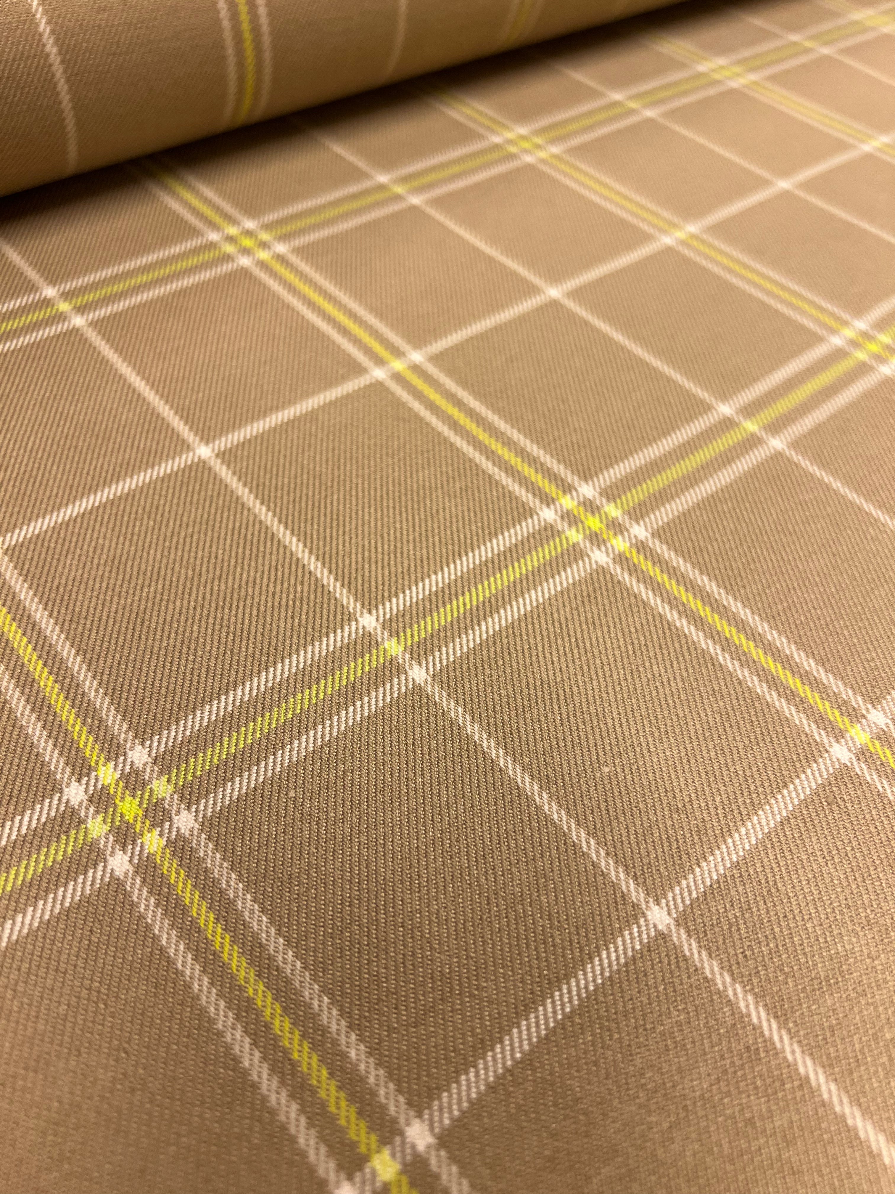 Zesty Tartan - Viscose/Polyester