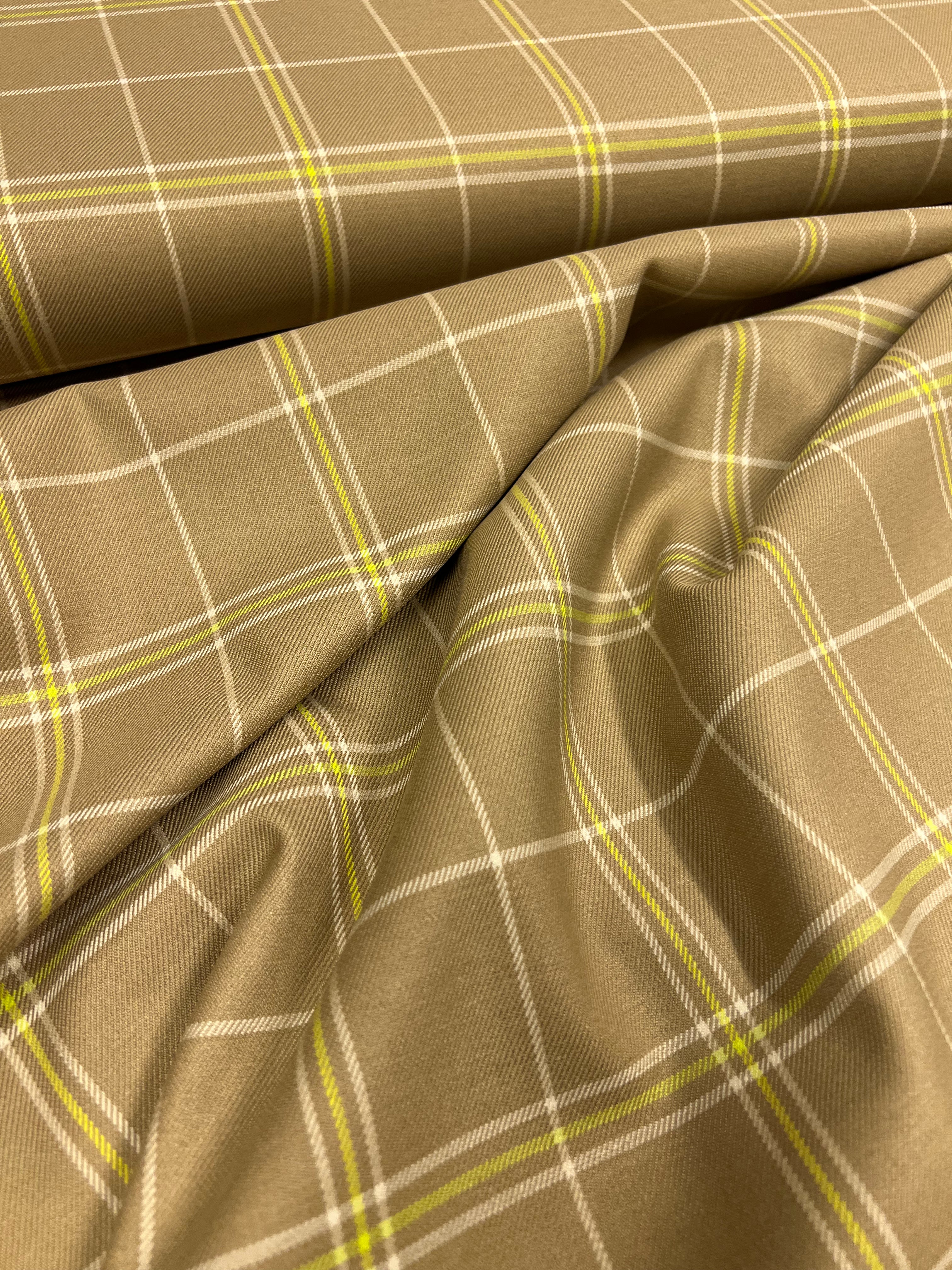 Zesty Tartan - Viscose/Polyester