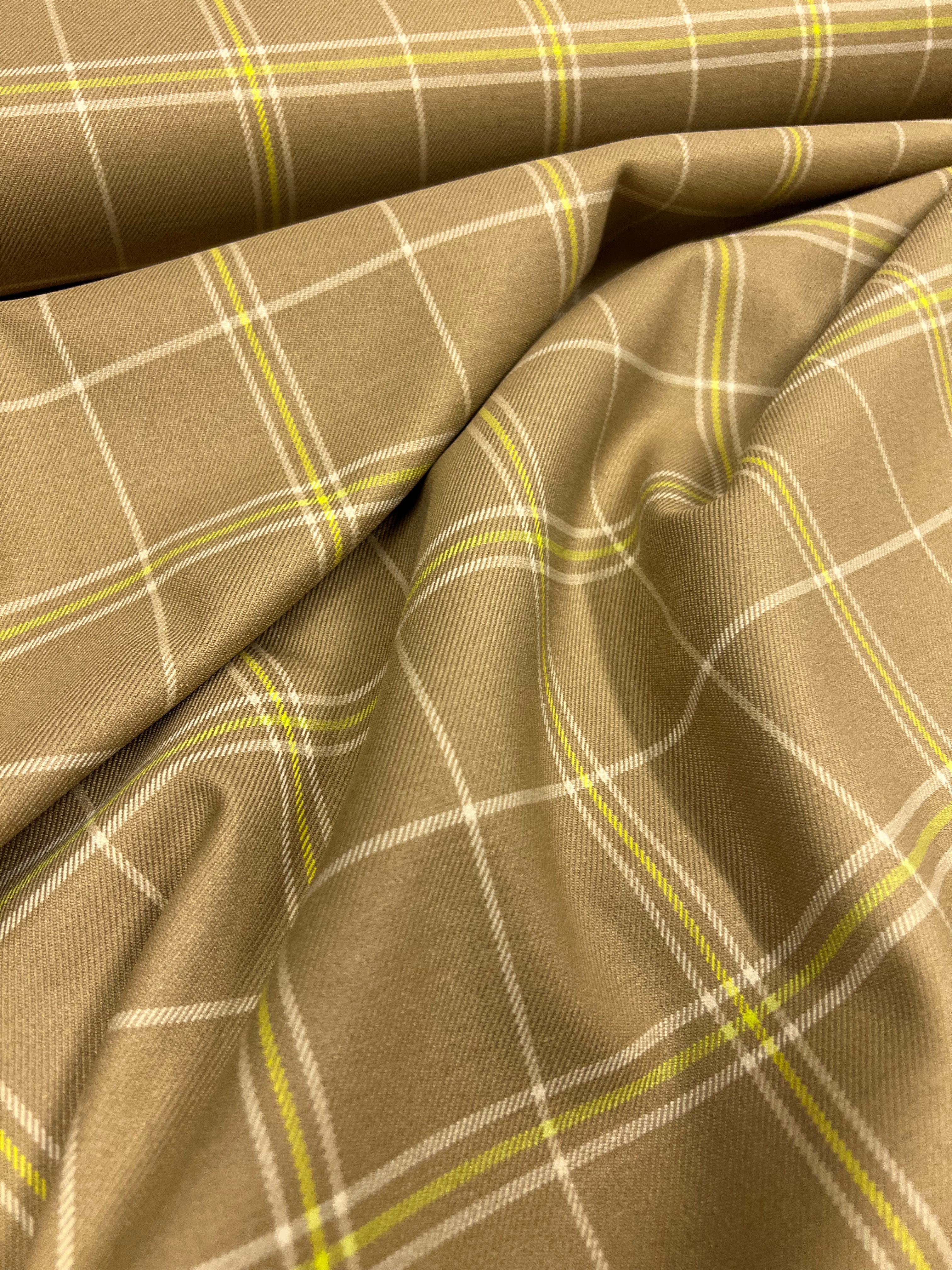 Zesty Tartan - Viscose/Polyester
