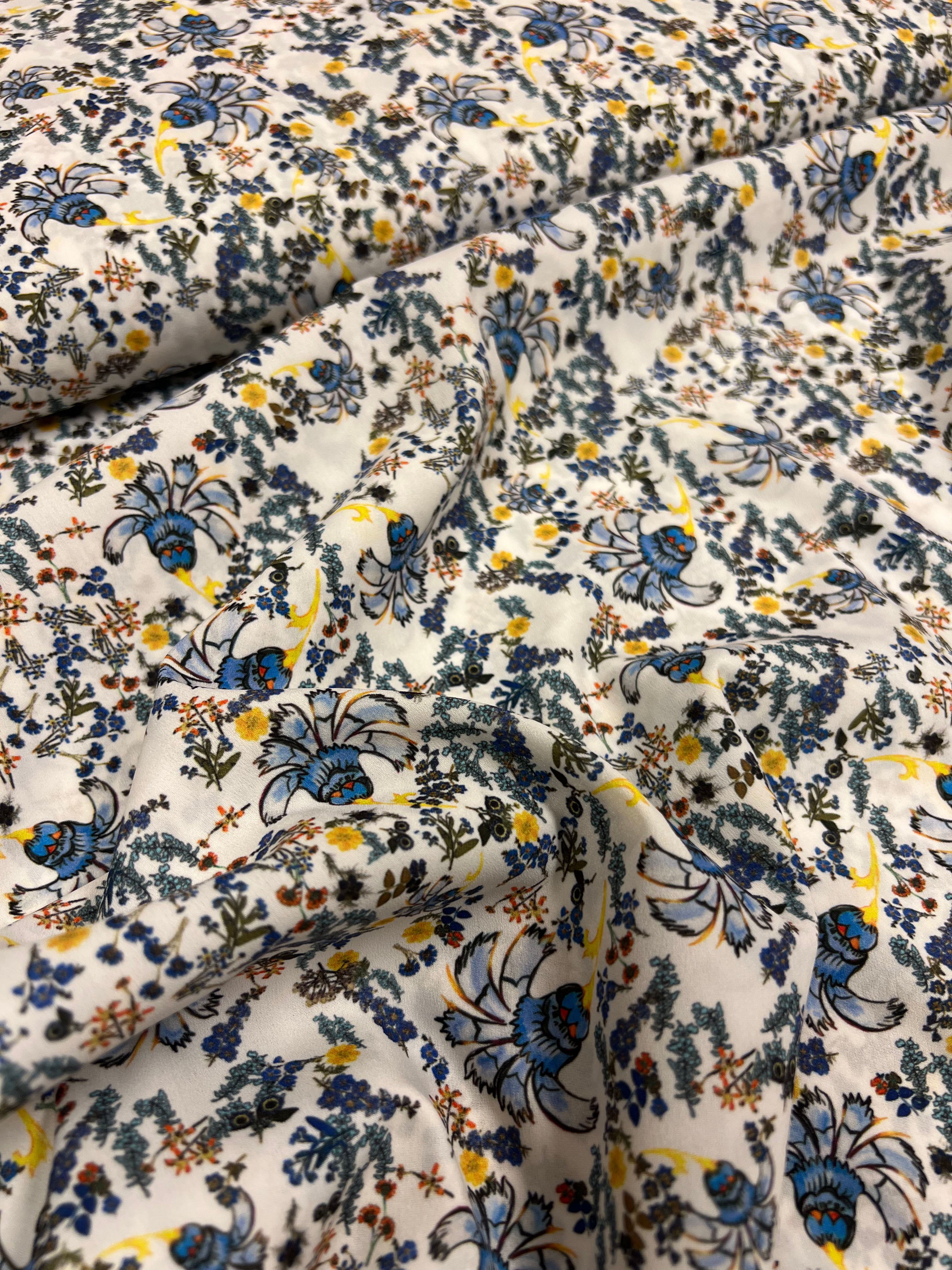 Funky bloemen - Polyester
