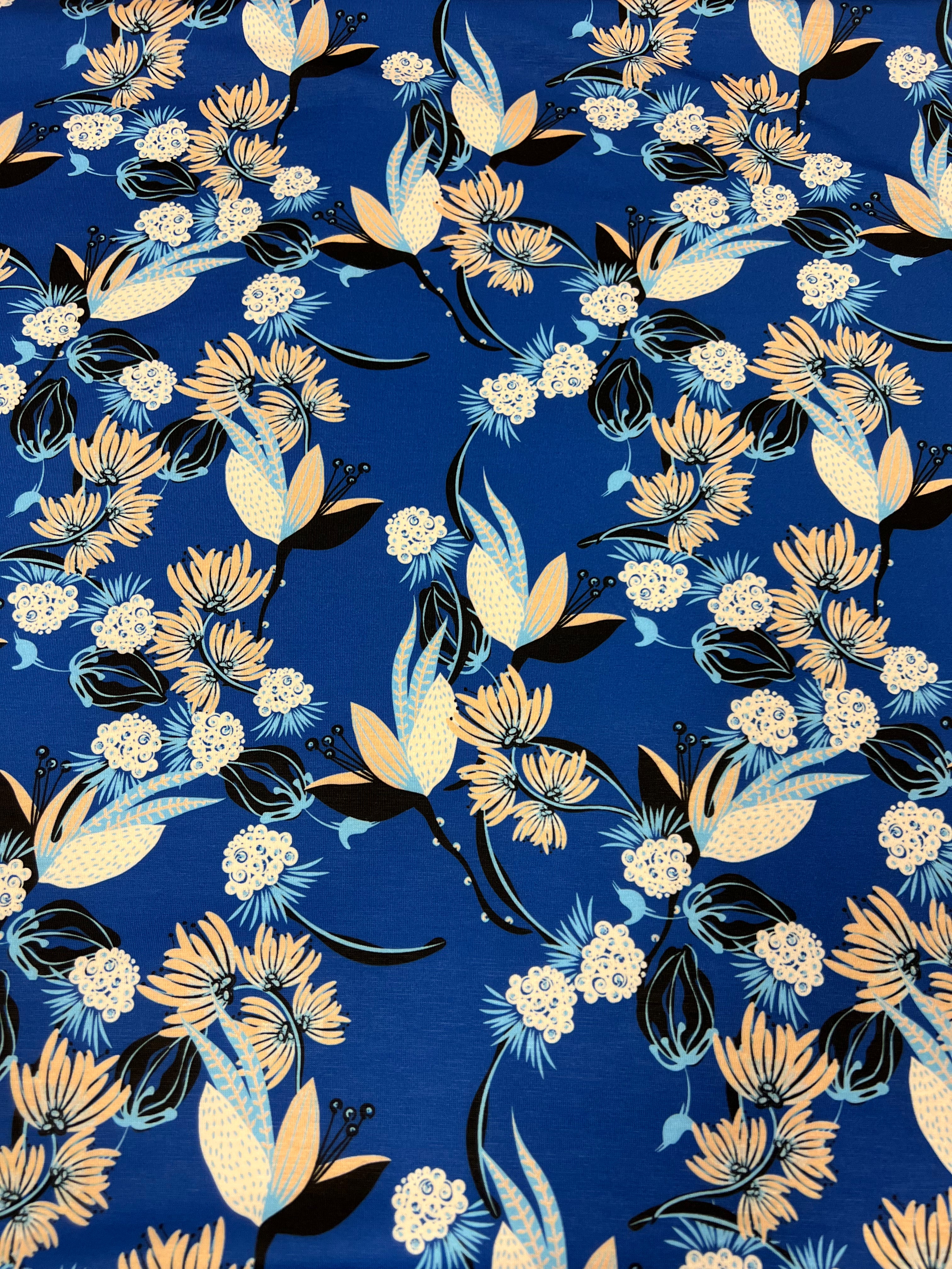 Midnight Meadow - Polyestertricot